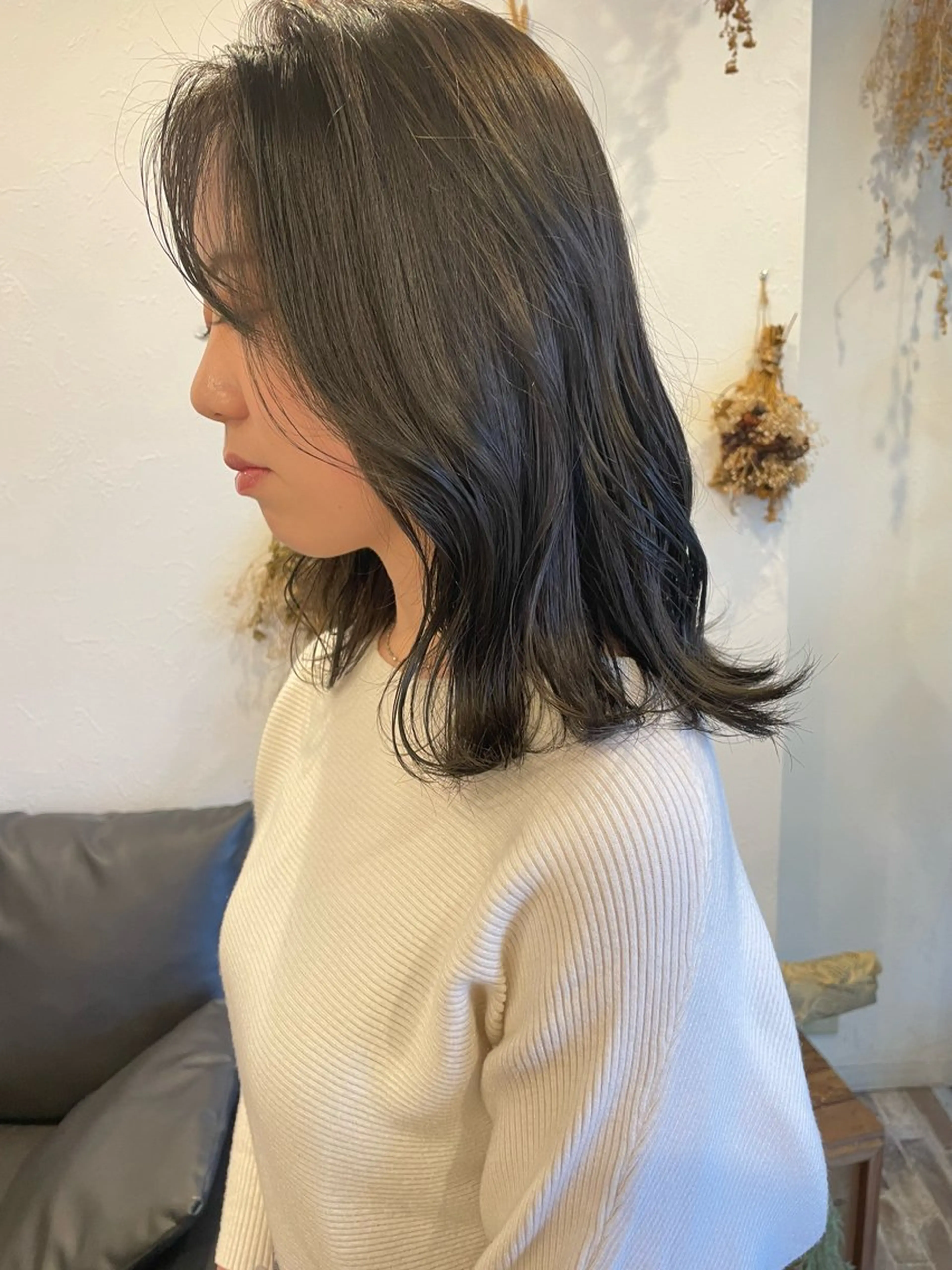 ミディアム カラー オリーブカラー ヘアカラー トリートメント m ā l o.🌷 サカモトマイコのヘアスタイル
