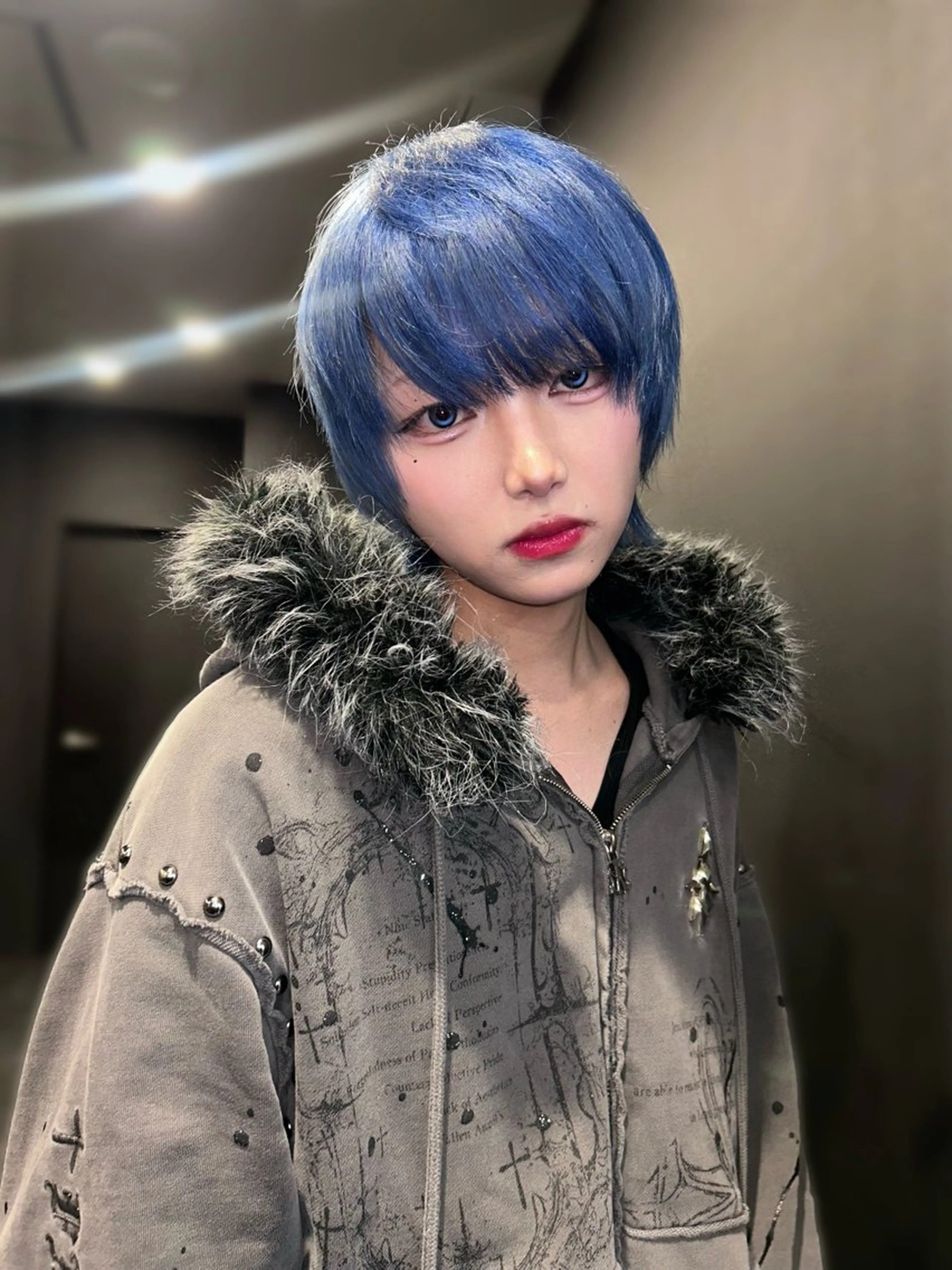 ショート カラー メンズ 似合わせカット ショートヘア ヘアカラー null 《 栞 》のヘアスタイル