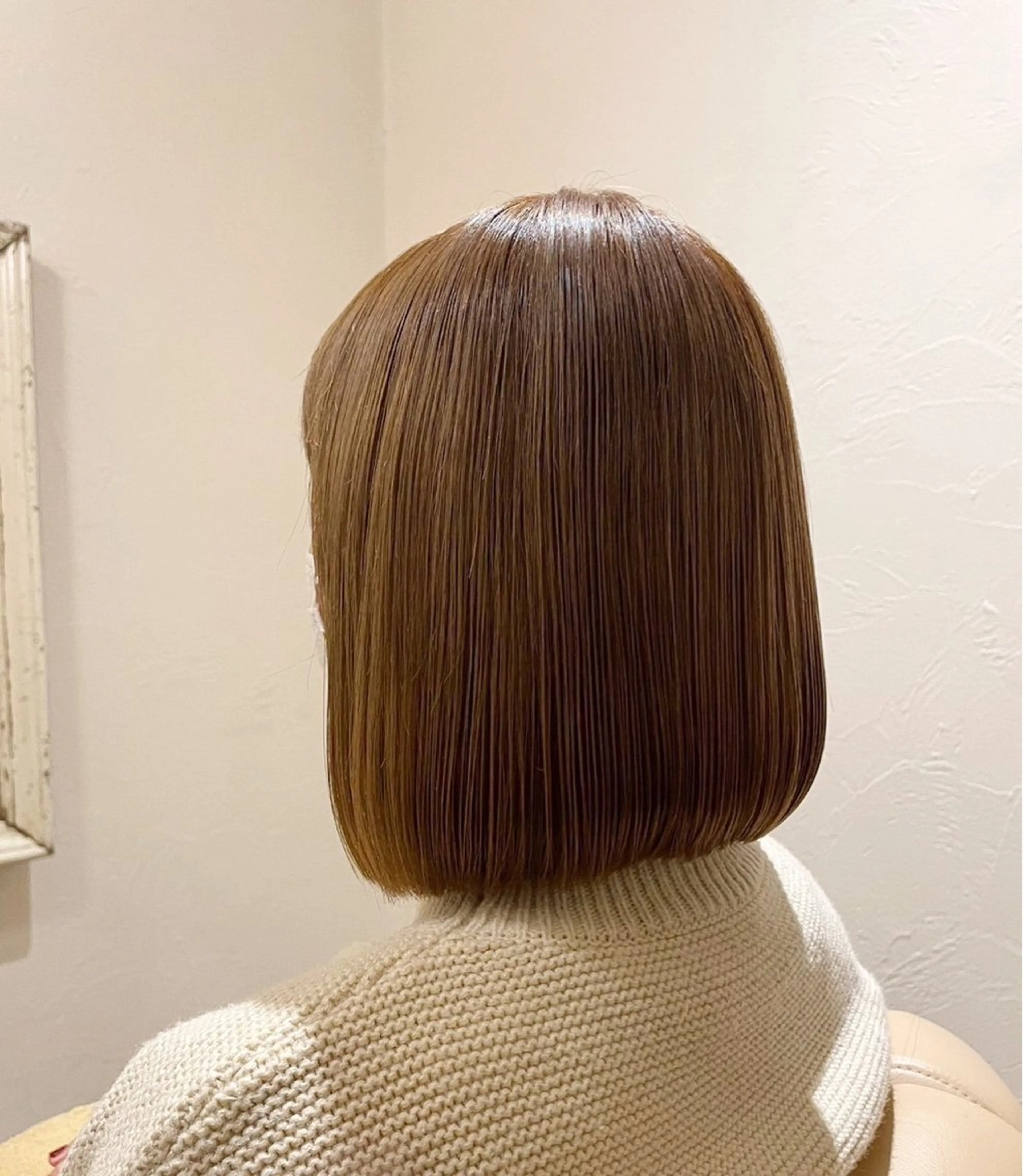 ミディアム 艶髪/艶カラー/縮毛 /   タキダのヘアスタイル