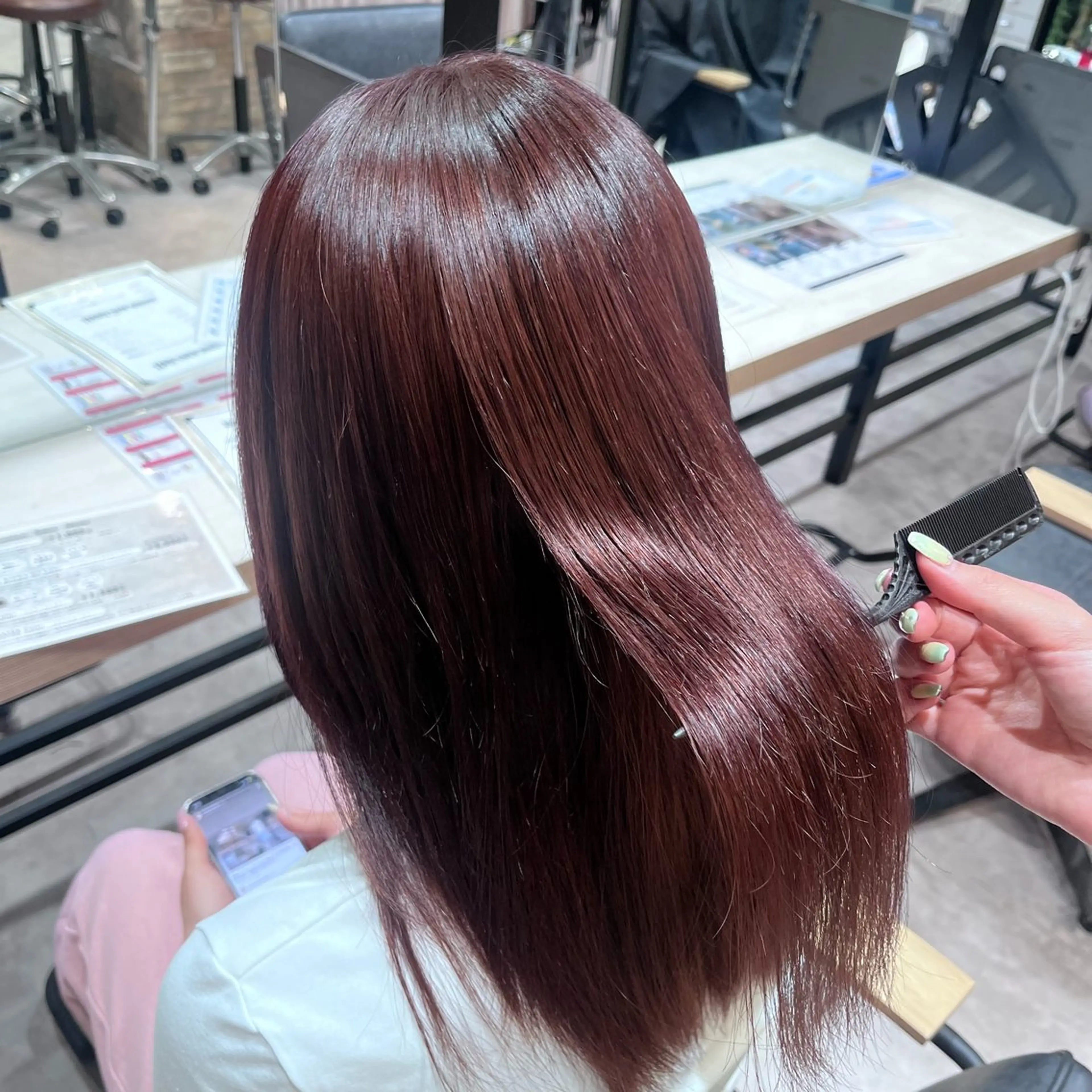 セミロング カラー ヘアカラー 🩶レイナ🩶 color/nailのヘアスタイル