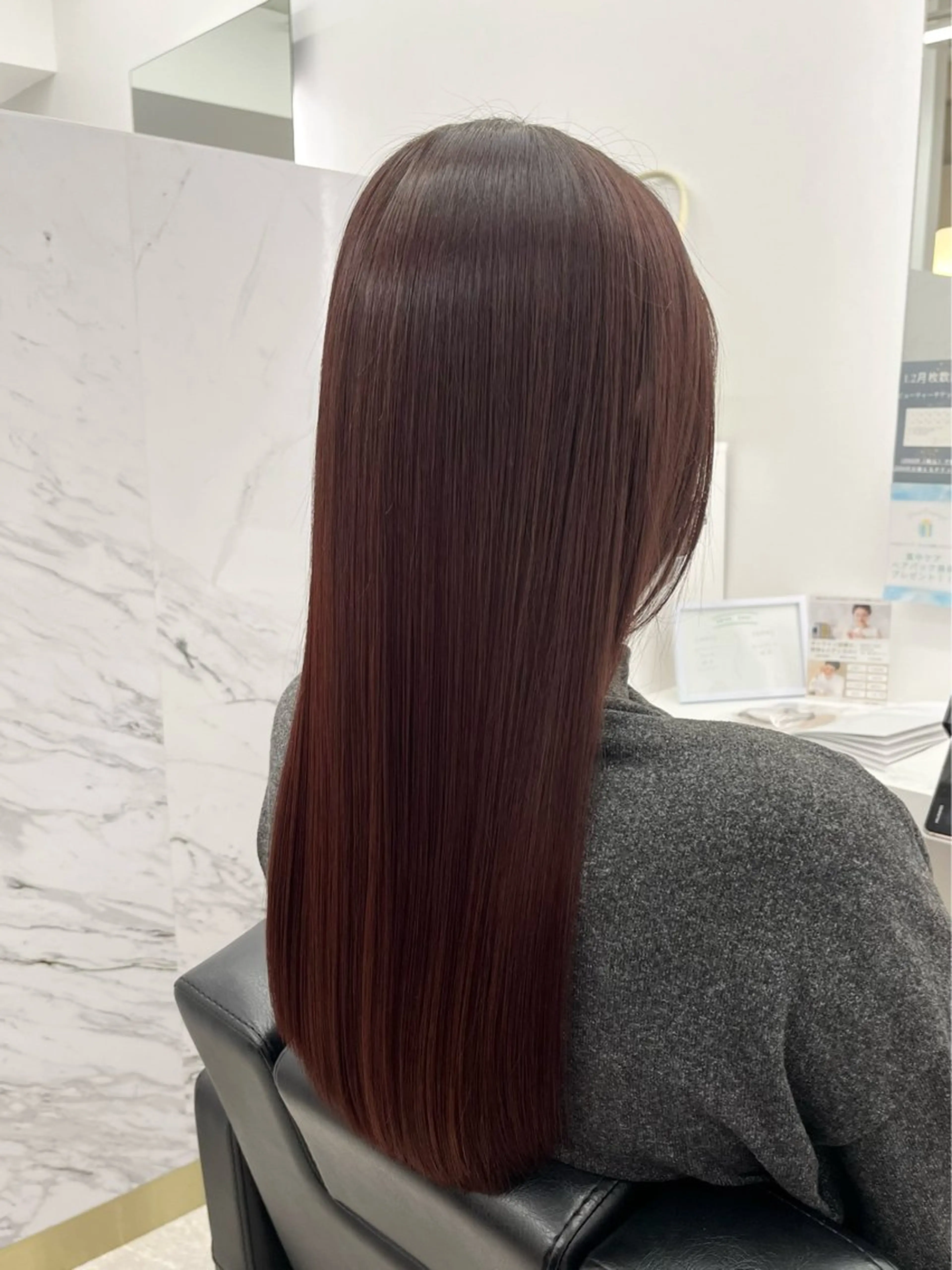 カットカラー+トリートメント+スパ〖募集日のみ受付〗※補足説明をご覧下さい。5センチ以上カットのスタイルチェンジのみ。の写真