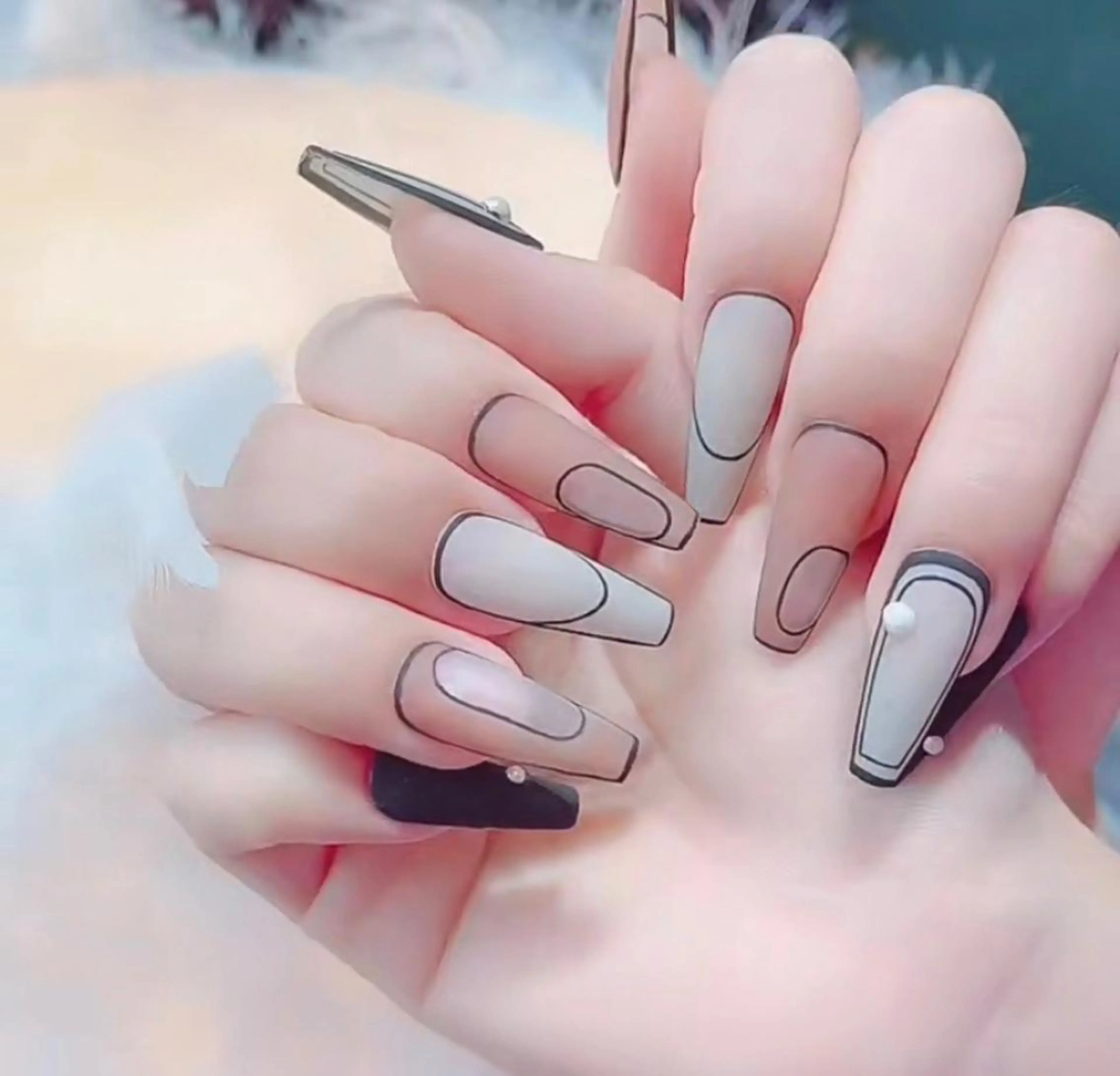 ネイル 長さだし専門店 M2　rikaのネイルデザイン