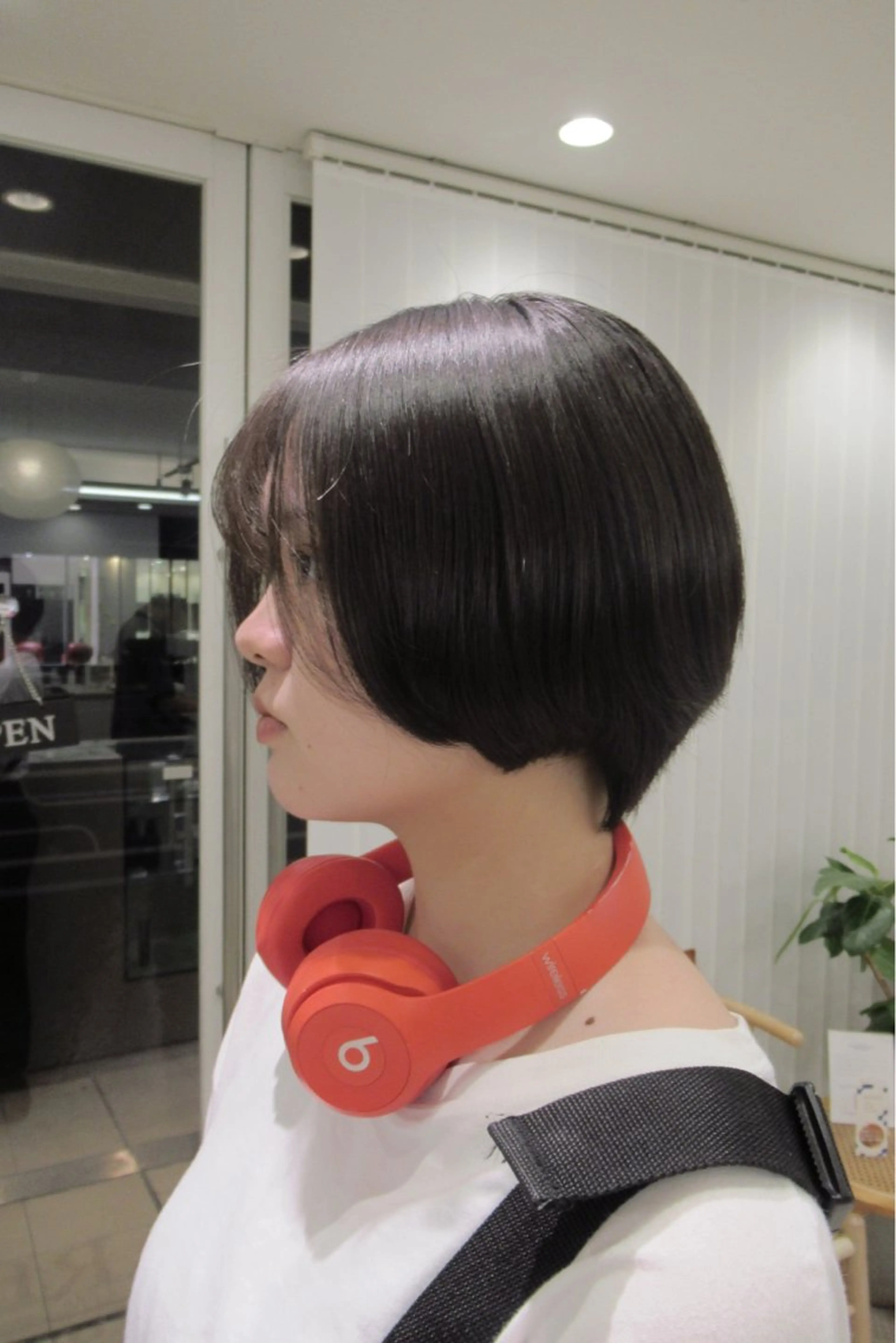 ショート カラー ヘアカラー トリートメント 艶カラー/透明感 /ヒグチアオイのヘアスタイル