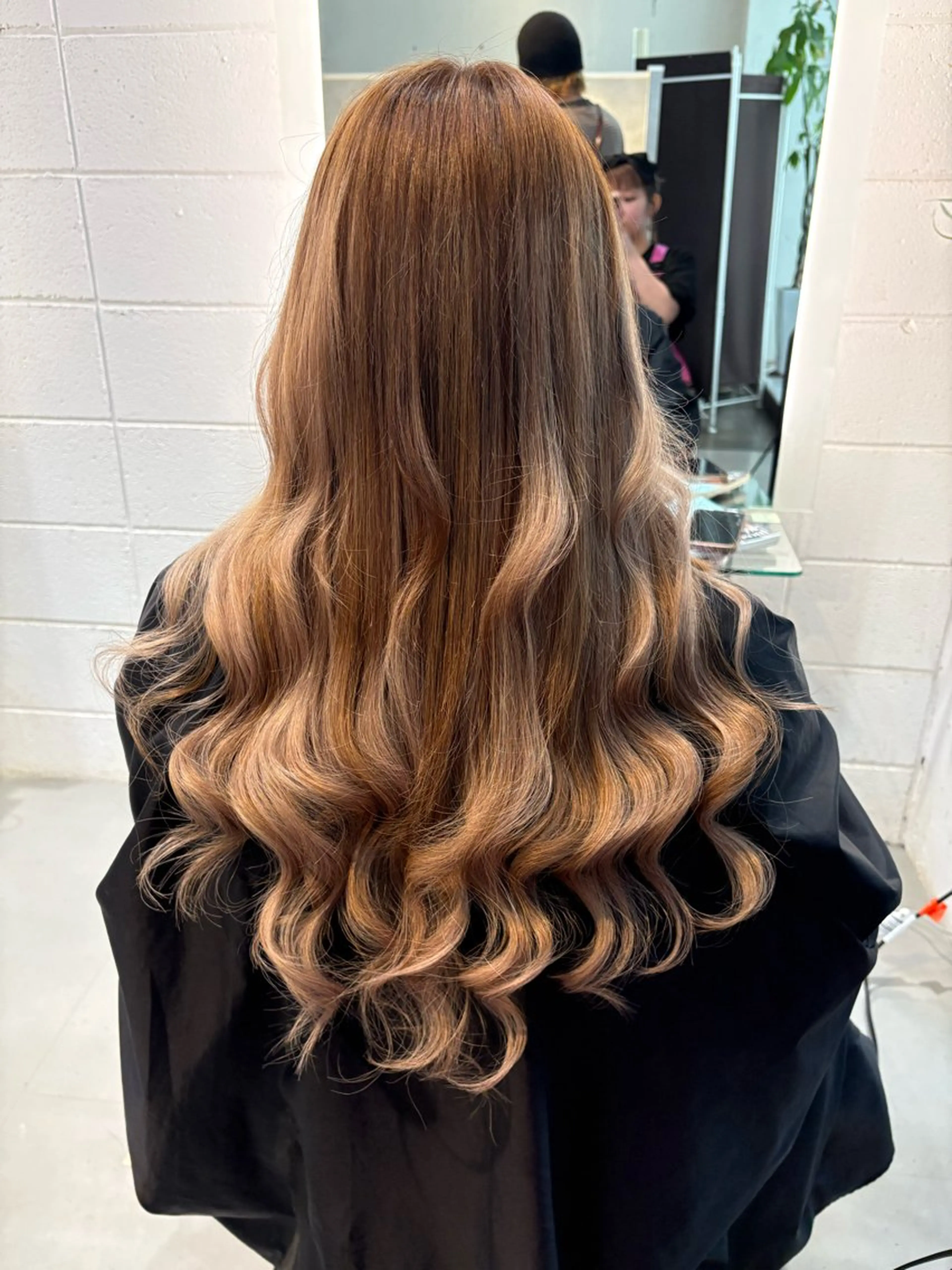 ロング シールエクステ エクステ エクステ chic  有山 美瑠のヘアスタイル