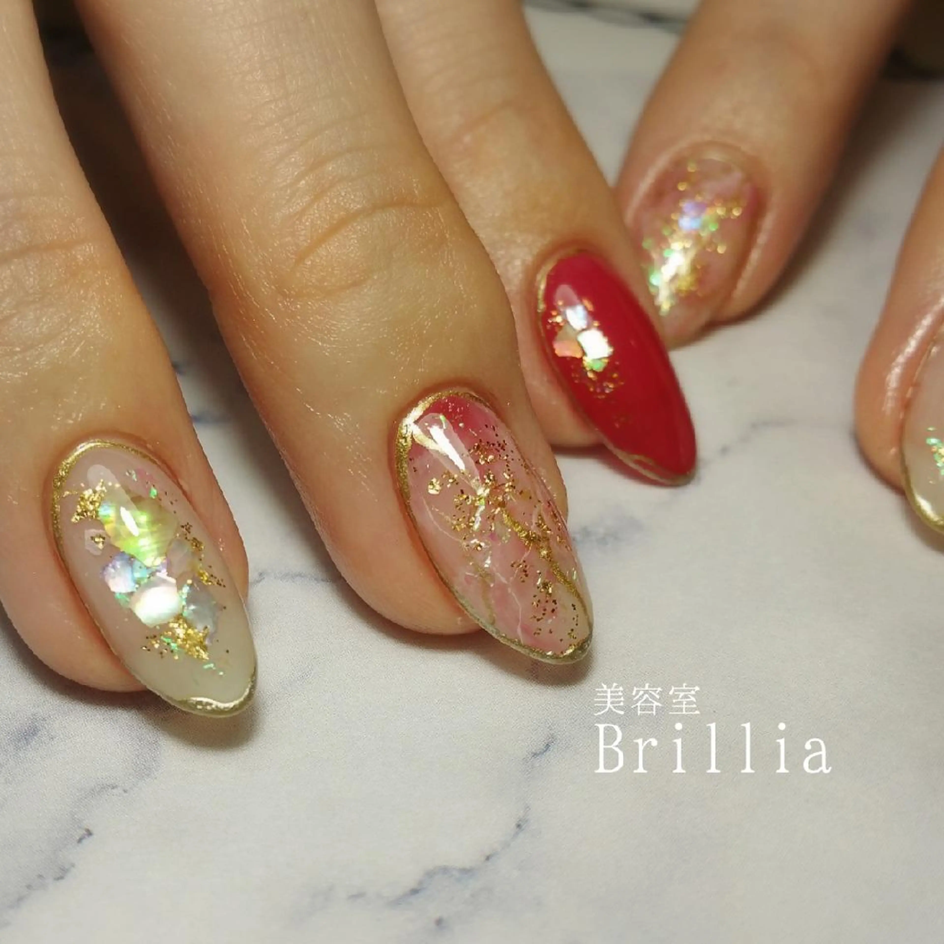 ネイル ハンドネイル 柴田 彩のネイルデザイン