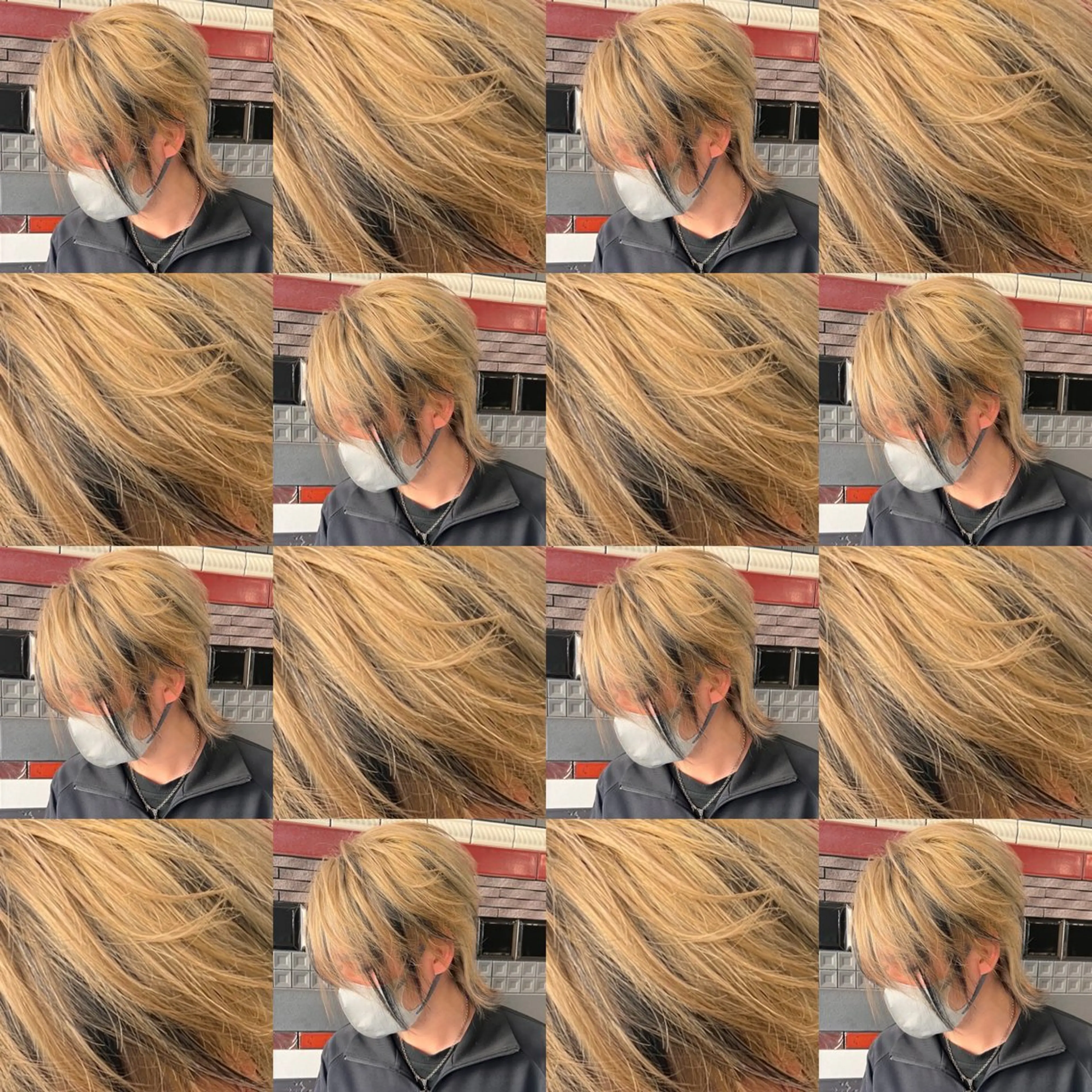 セミロング カラー ヘアカラー DESIGNSALON LIA所属・問屋町のブリーチデザ イン屋さん🌈ゆうまのヘアスタイル