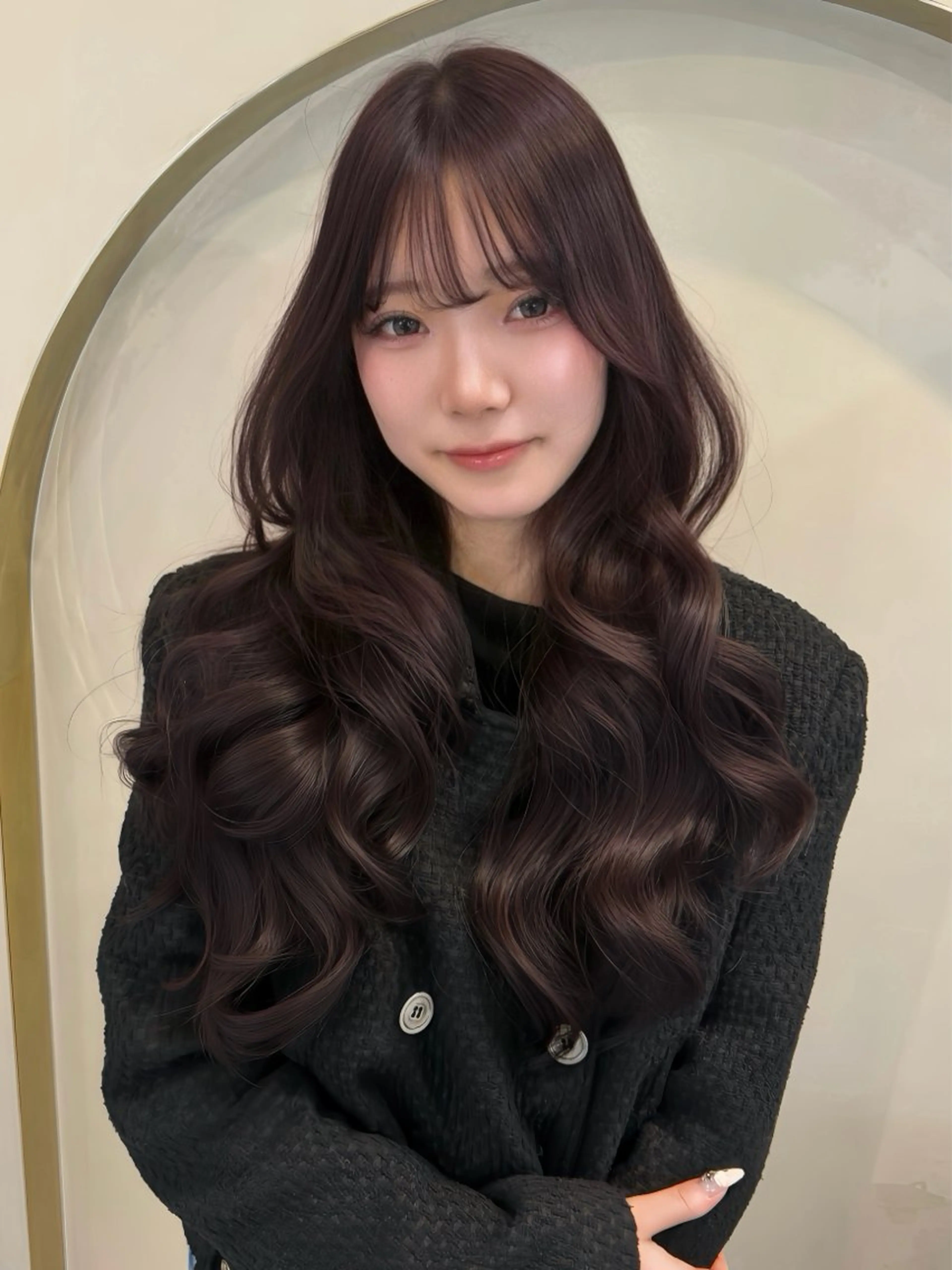 ロング カラー 梅田/透明感カラー ／レイヤー🤍カンのヘアスタイル