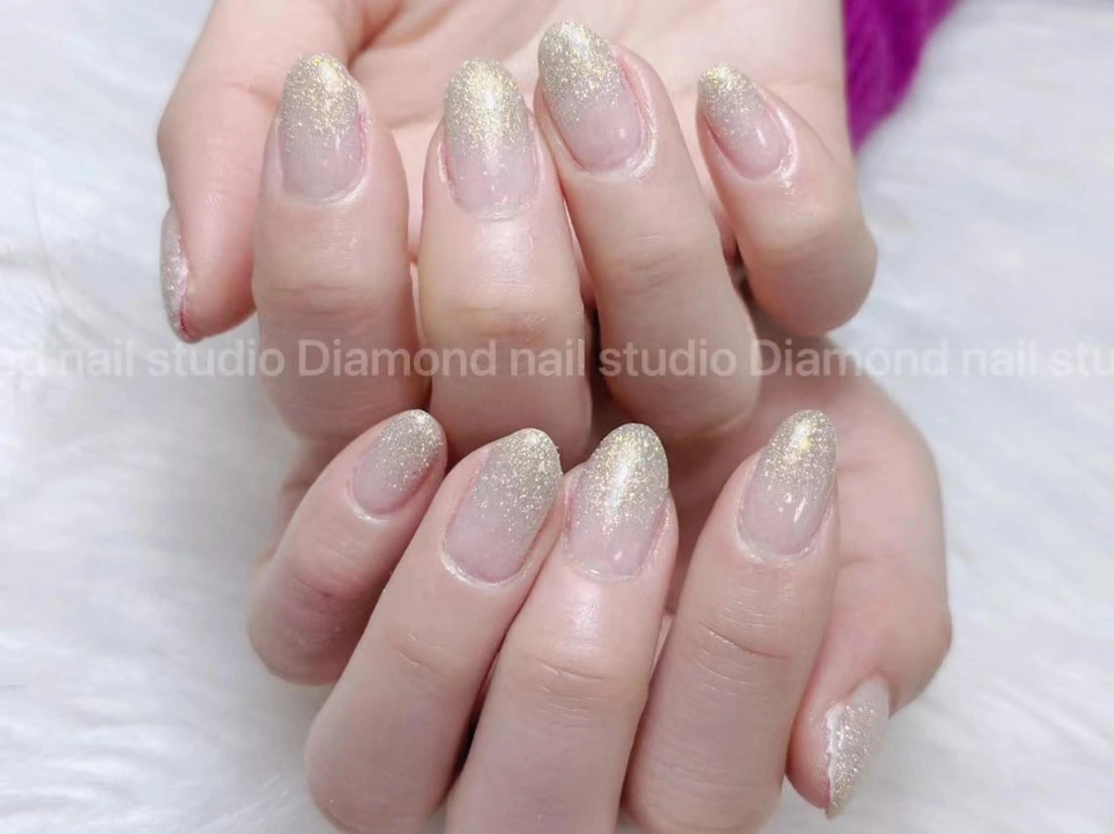 ショート ハンドネイル DIAMOND 💦のネイルデザイン