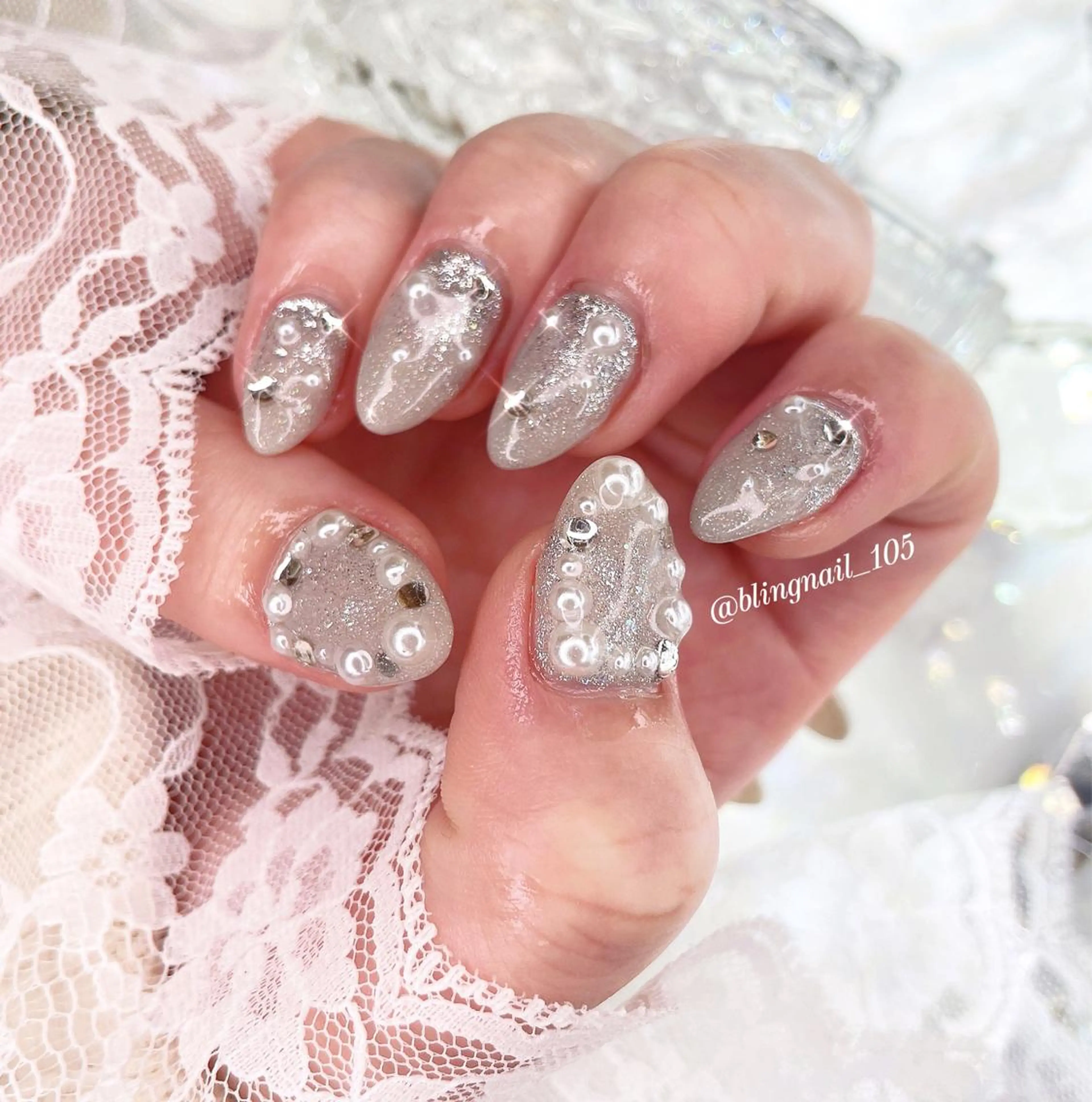 ネイル 23時まで❤︎韓国、 ワンホンネイルのネイルデザイン