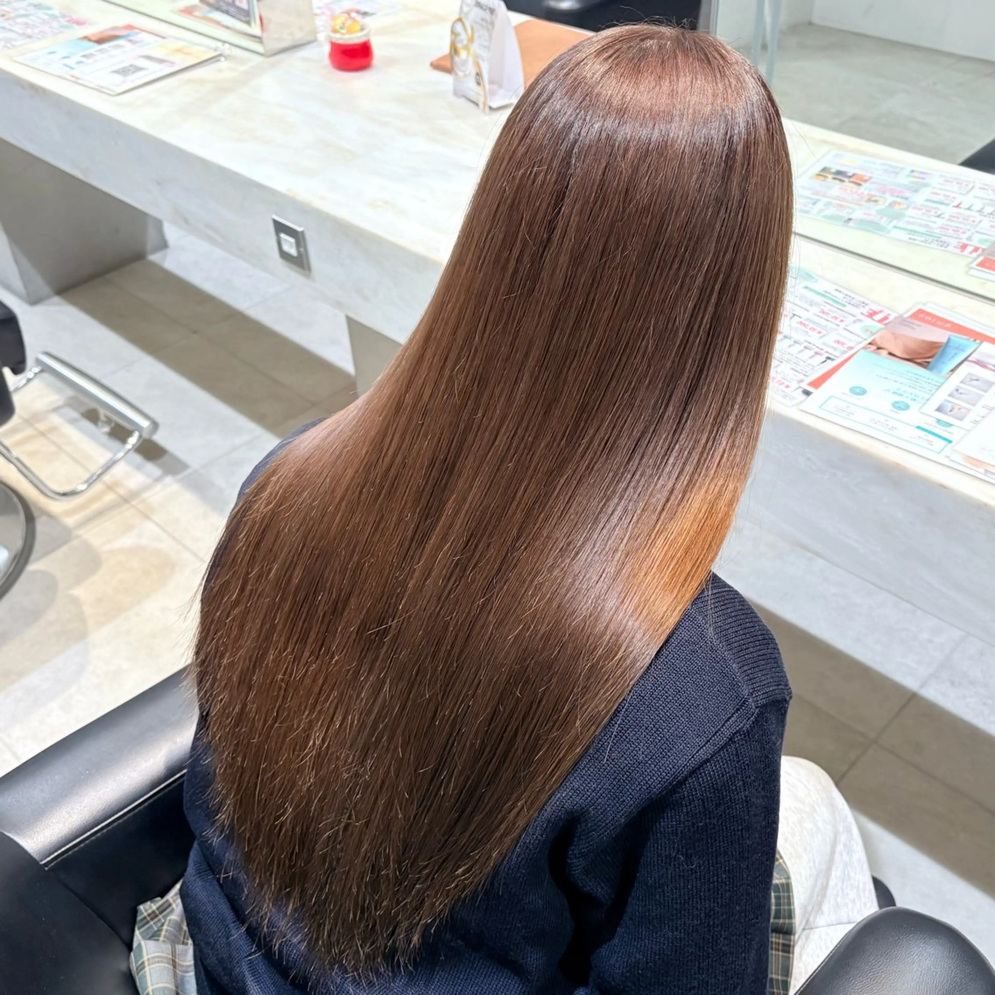 ロング カラー ヘアカラー 髪質改善/縮毛矯正 /アレンジ🌙あまにのヘアスタイル