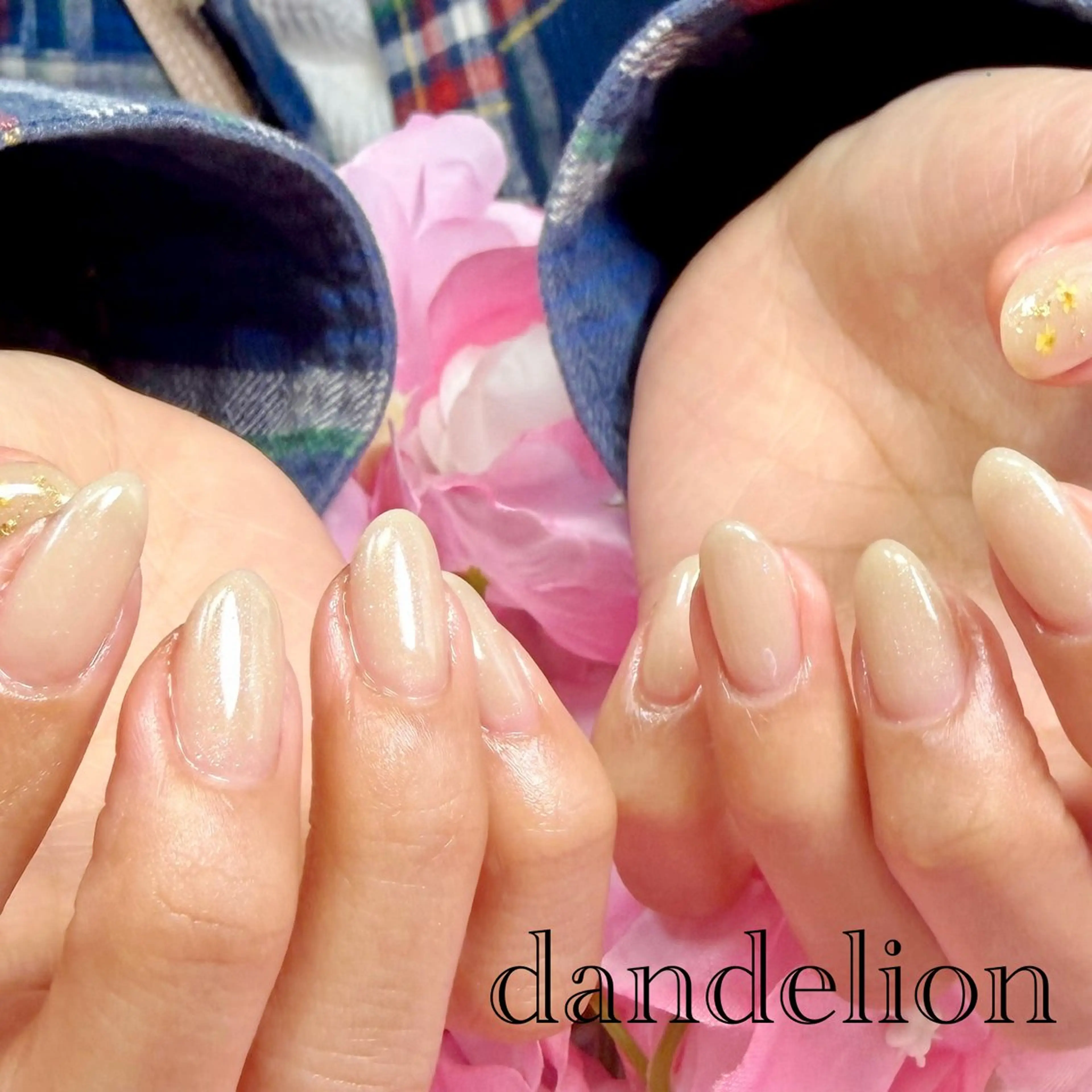 ネイル ハンドネイル ハンドケア dandelion ダンデライオンのネイルデザイン