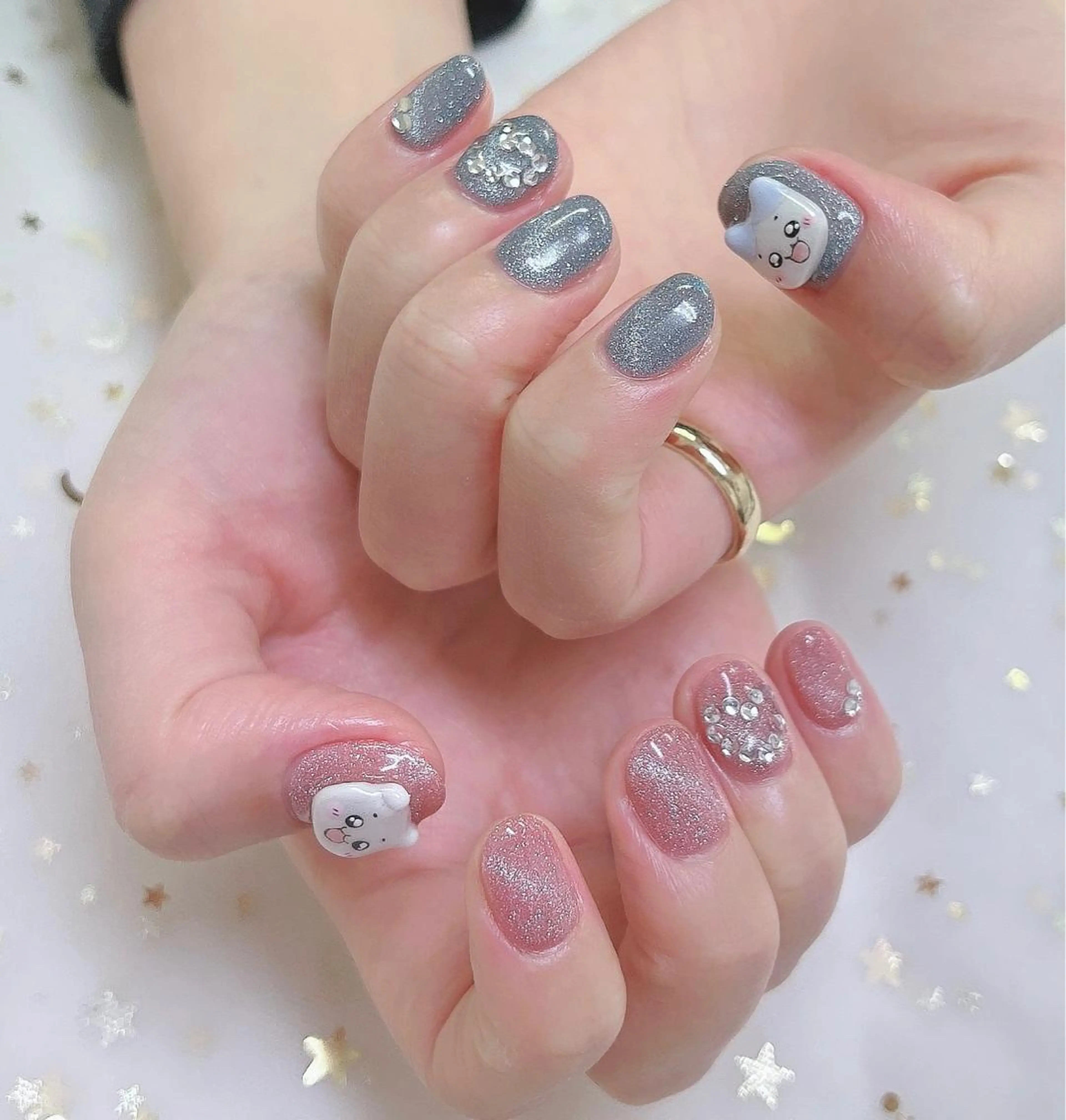 ネイル 持ち込み ハンドネイル 上福岡 らんらんのネイルデザイン