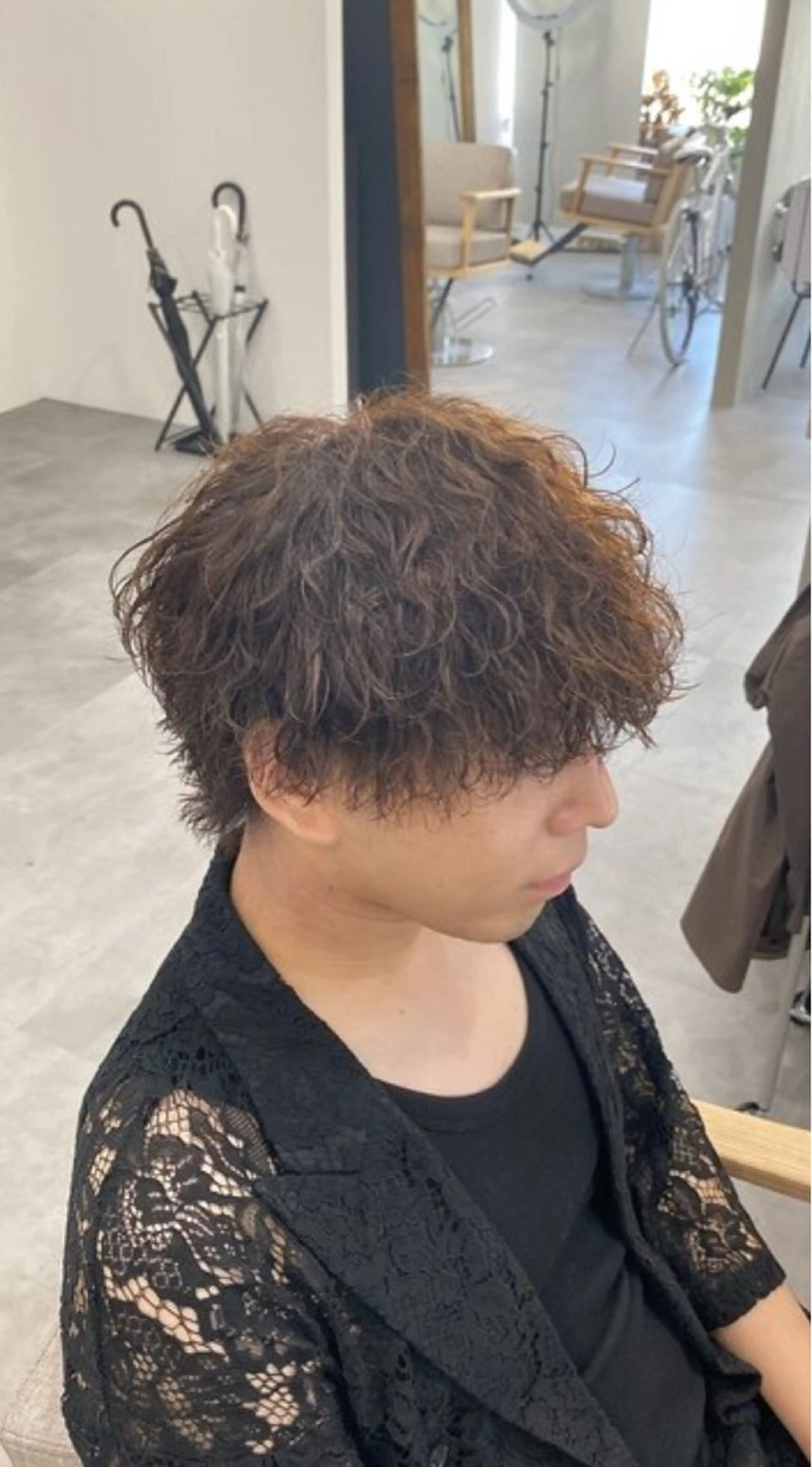 パーマ メンズ パーマ 川北 恭輝のヘアスタイル