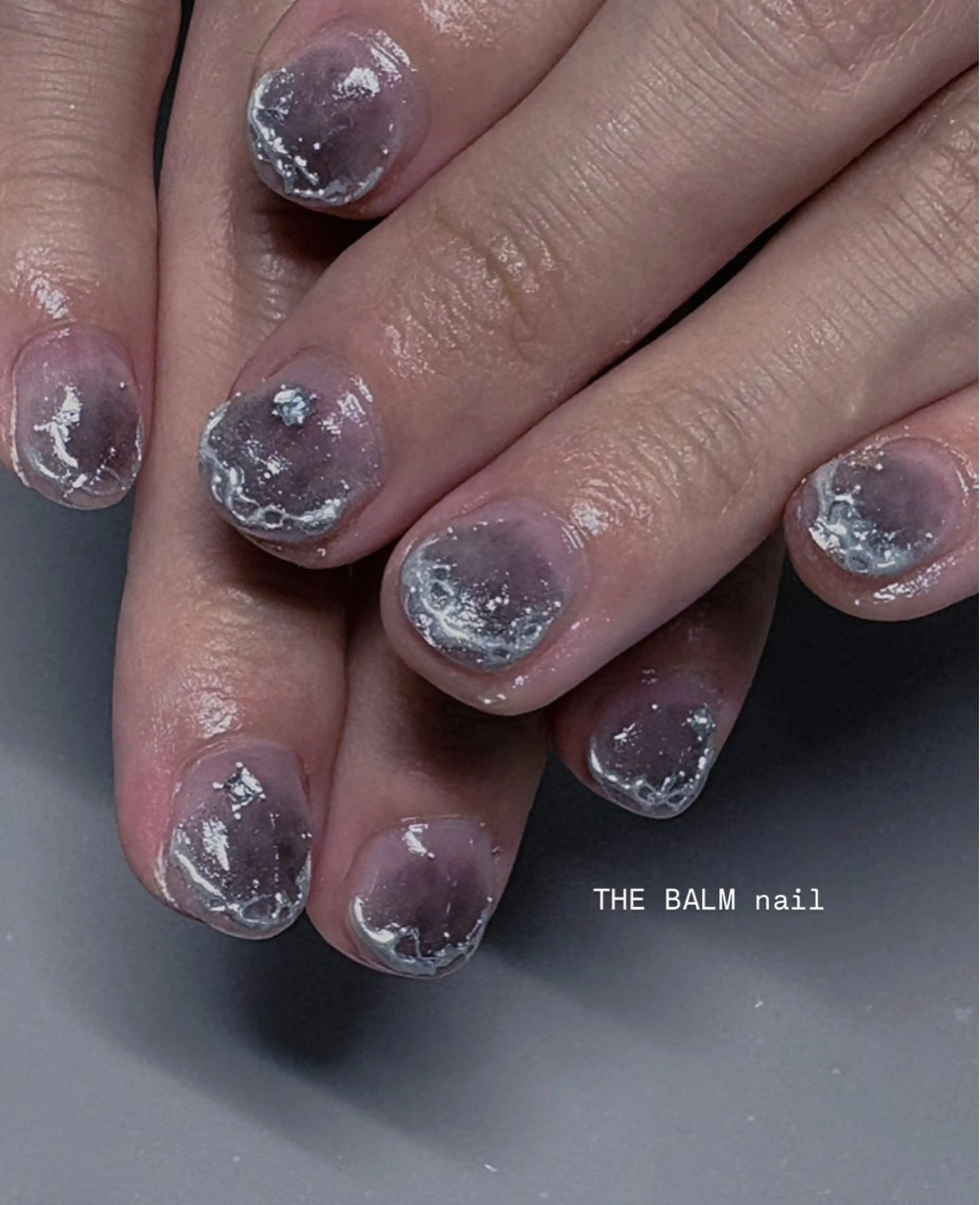 ネイル メンズネイル ハンドネイル THE BALM Rihoのネイルデザイン