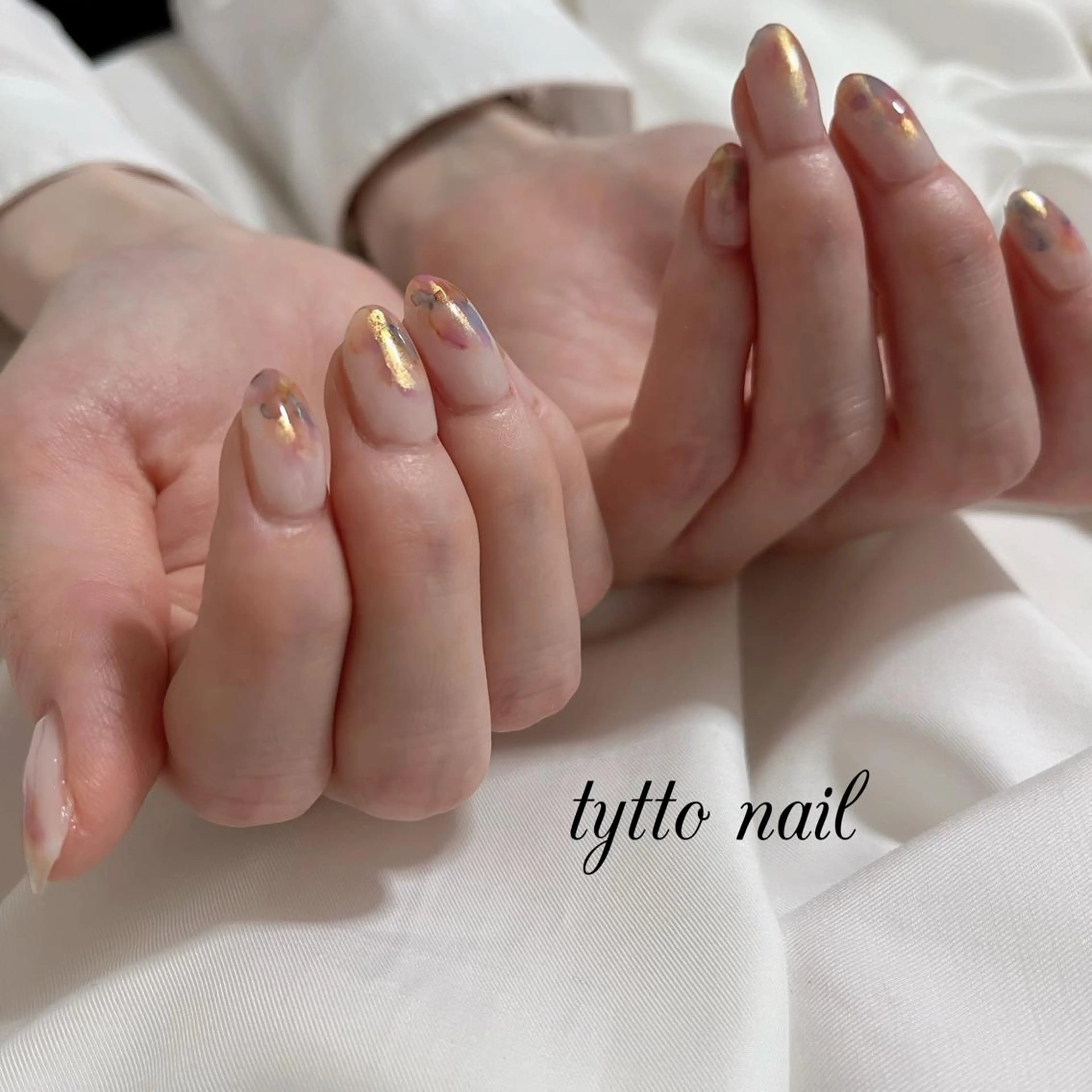 ネイル キラキラネイル ニュアンスネイル シンプルネイル 夏ネイル ハンドネイル tytto nail ❤︎‪‪eri‪‪のネイルデザイン