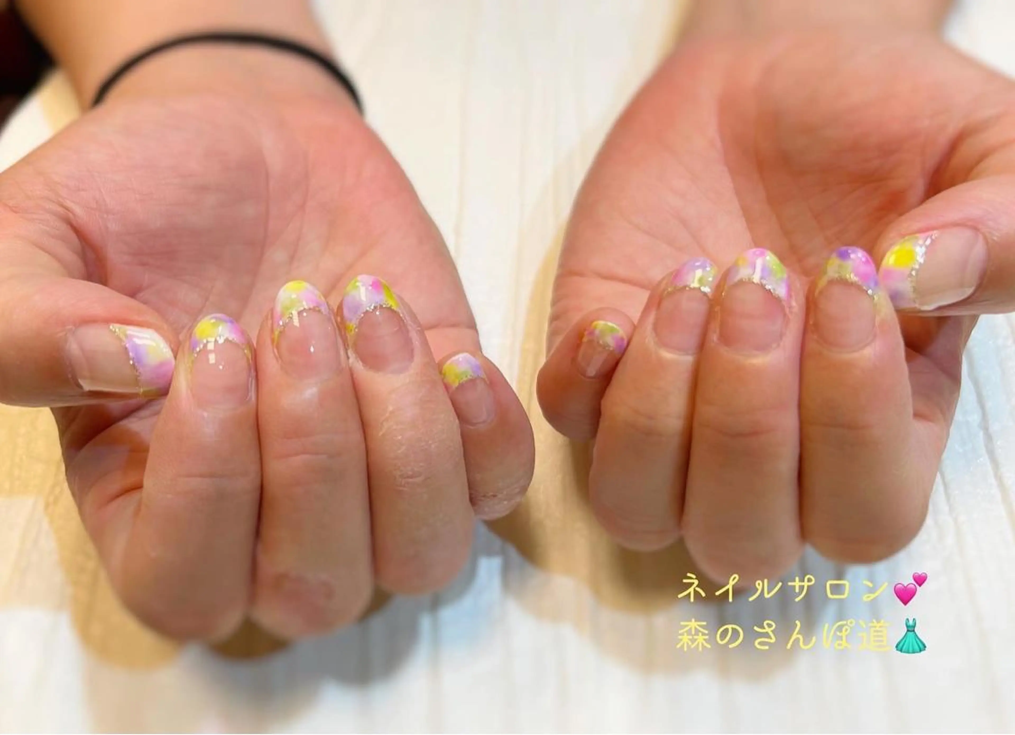 ネイル ハンドネイル 森のさんぽ道所属・ショートネイル 森のさんぽ道のネイルデザイン