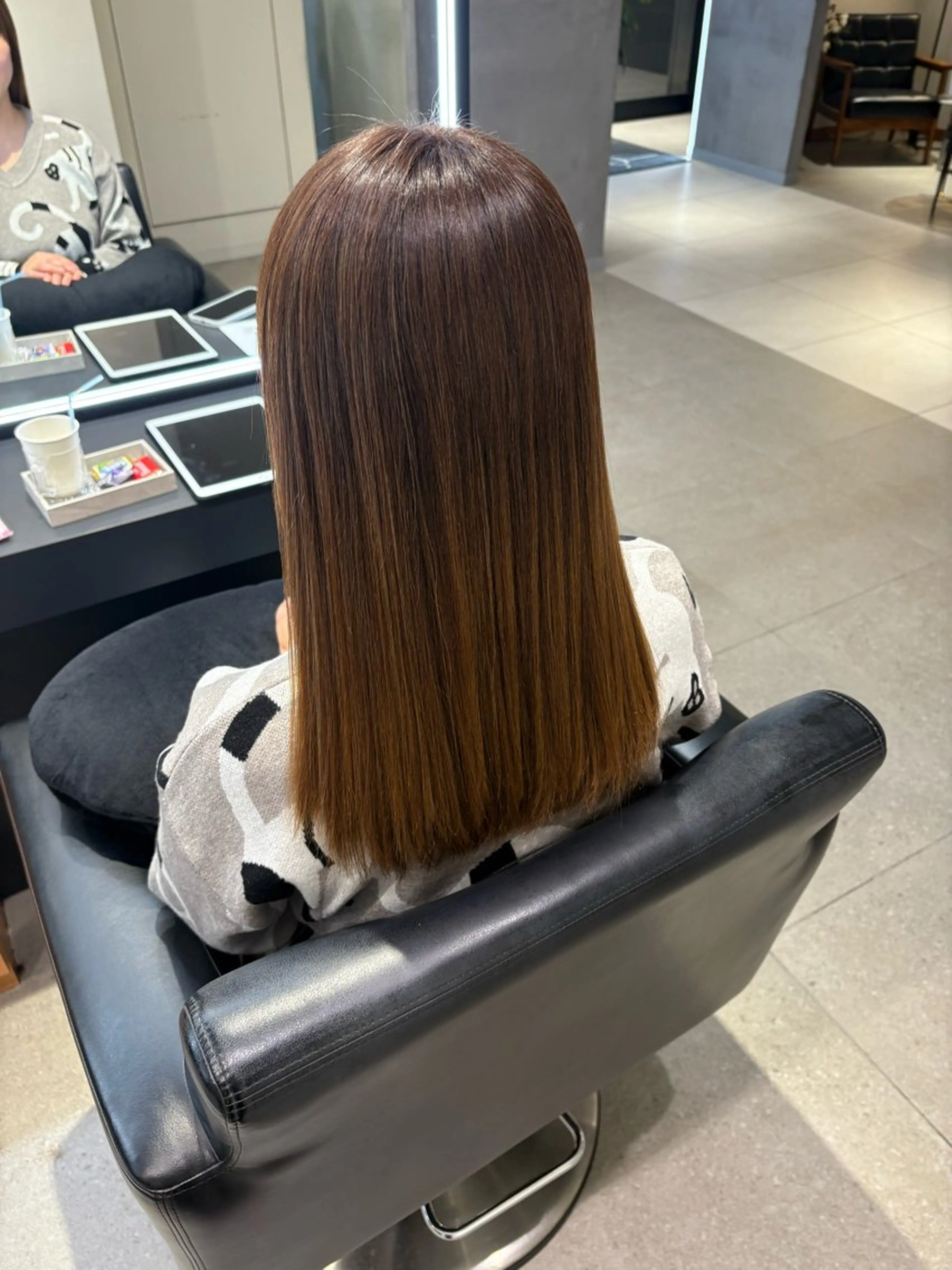 ロング カラー ブラウンカラー ERII /伏見・栄 カットモデル募集中！のヘアスタイル