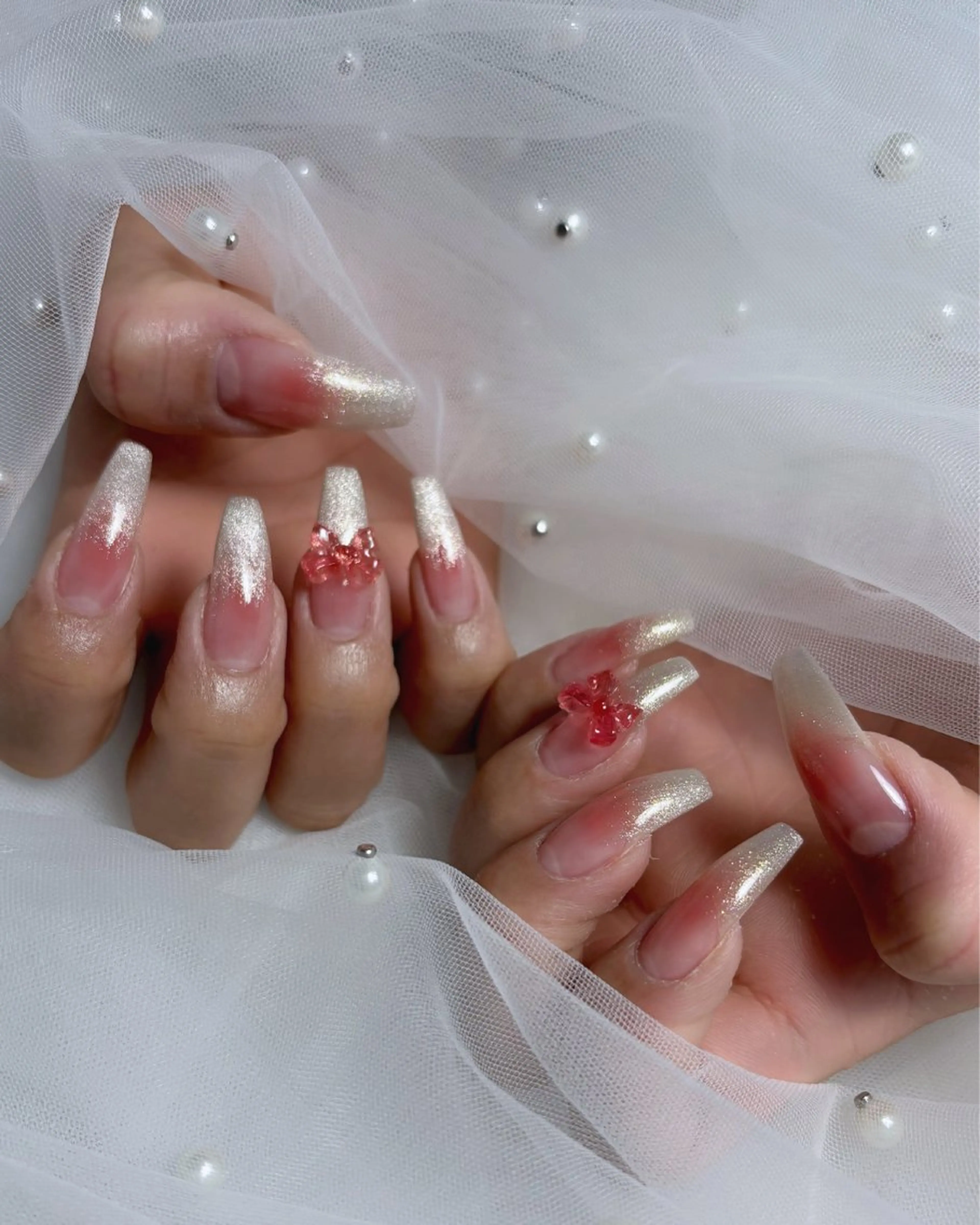 💗【中国発★ワンホン】チーク✖︎マグネットネイル💗\12,500→¥8,800の写真