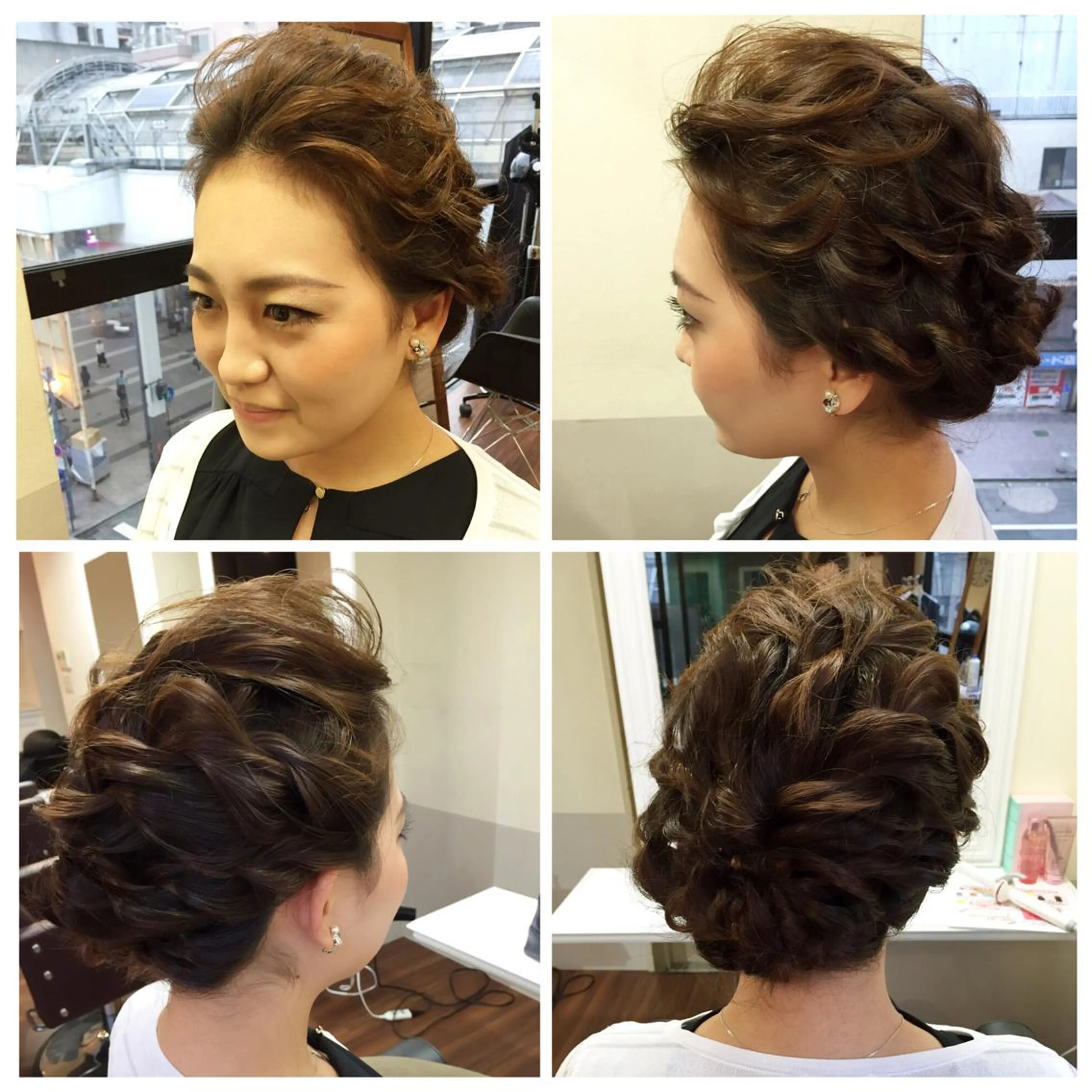 ミディアム セミロング ロング カラー パーマ ヘアアレンジ 成松 勇治のヘアスタイル