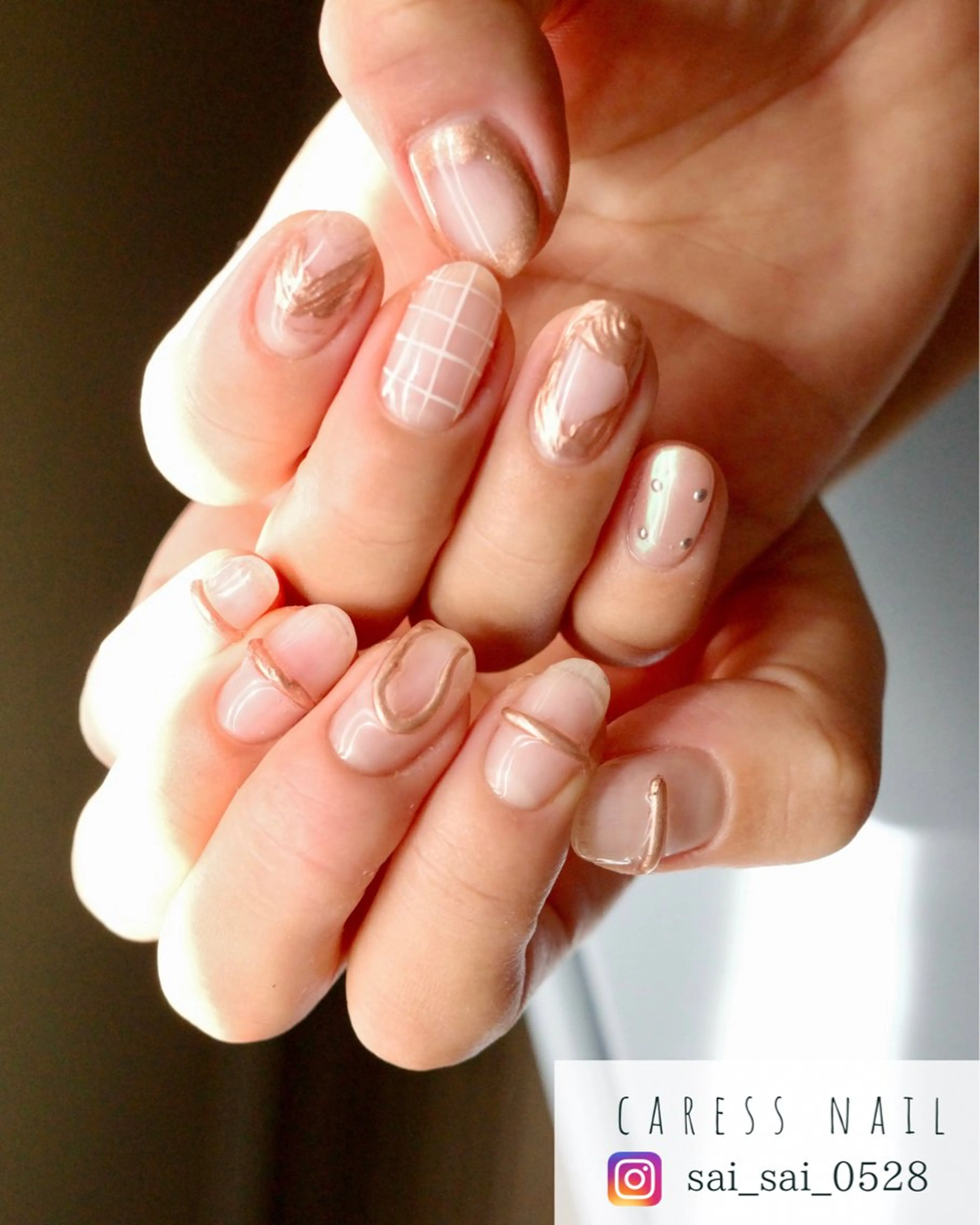 ネイル caress nail カレスネイル 代々木上原所属・カレスネイル さいのネイルデザイン