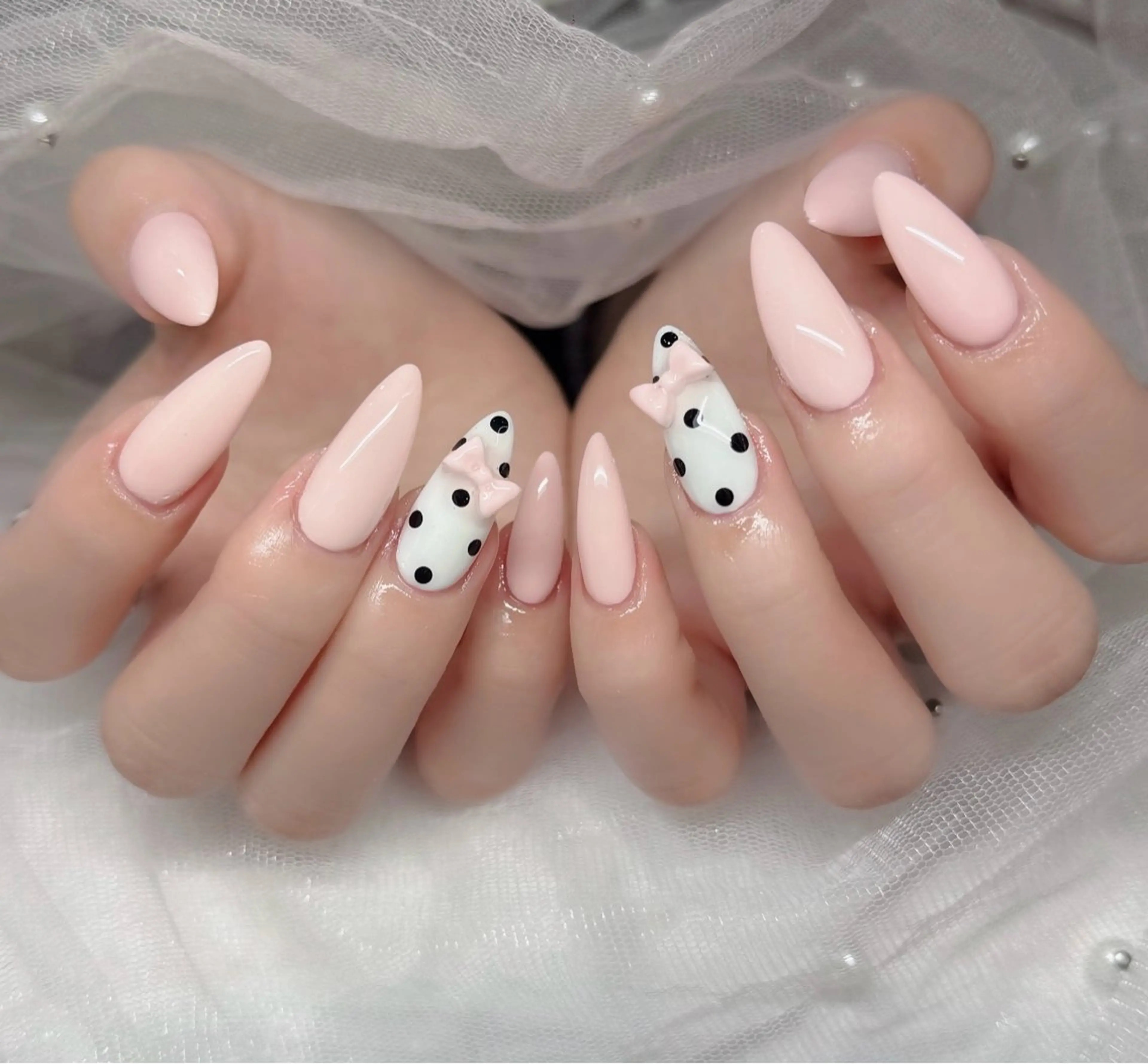 ネイル 🎀PG🩵 ネイルサロンのネイルデザイン