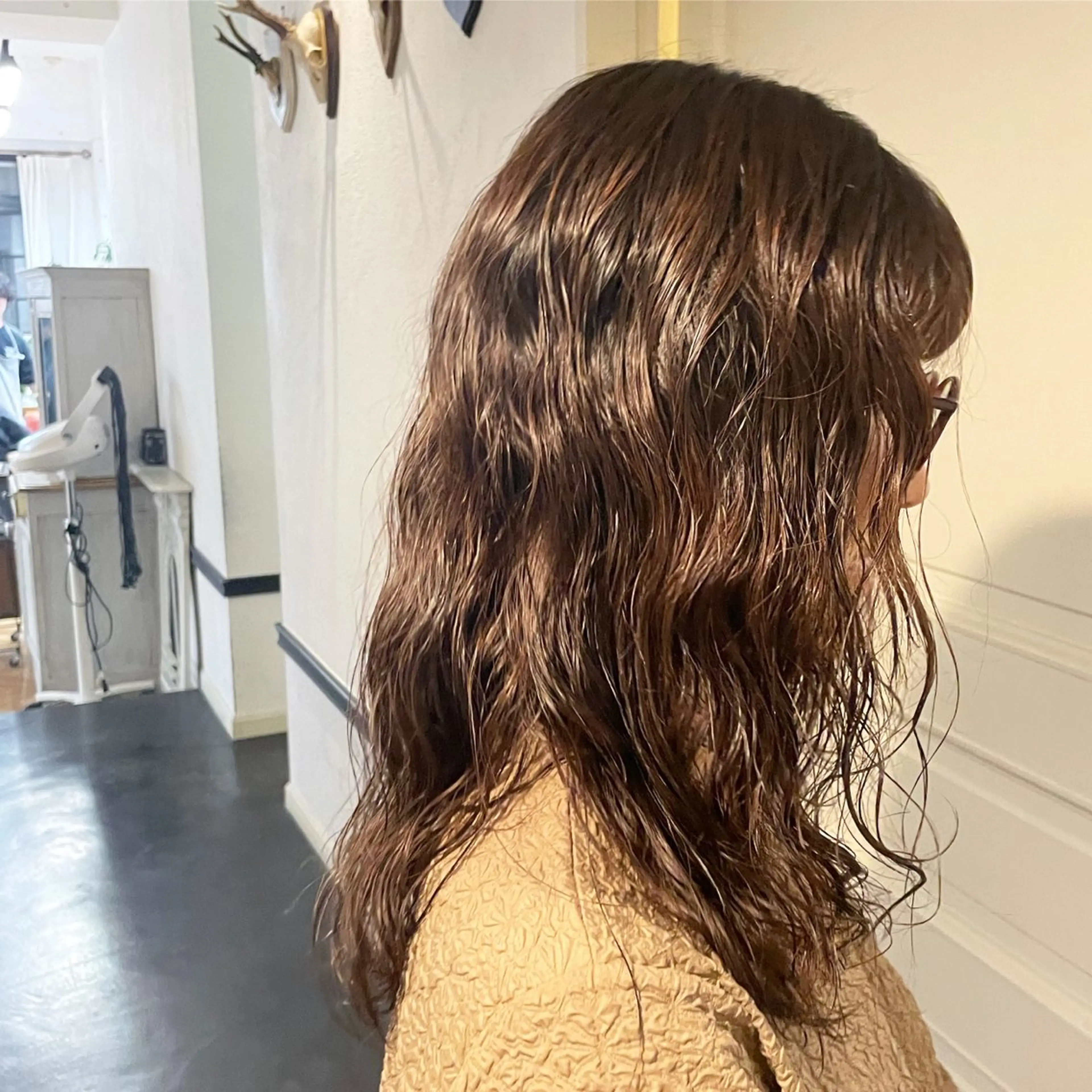 ロング パーマ ロング スパイラルパーマ ショートカット/ キタハラユリナのヘアスタイル