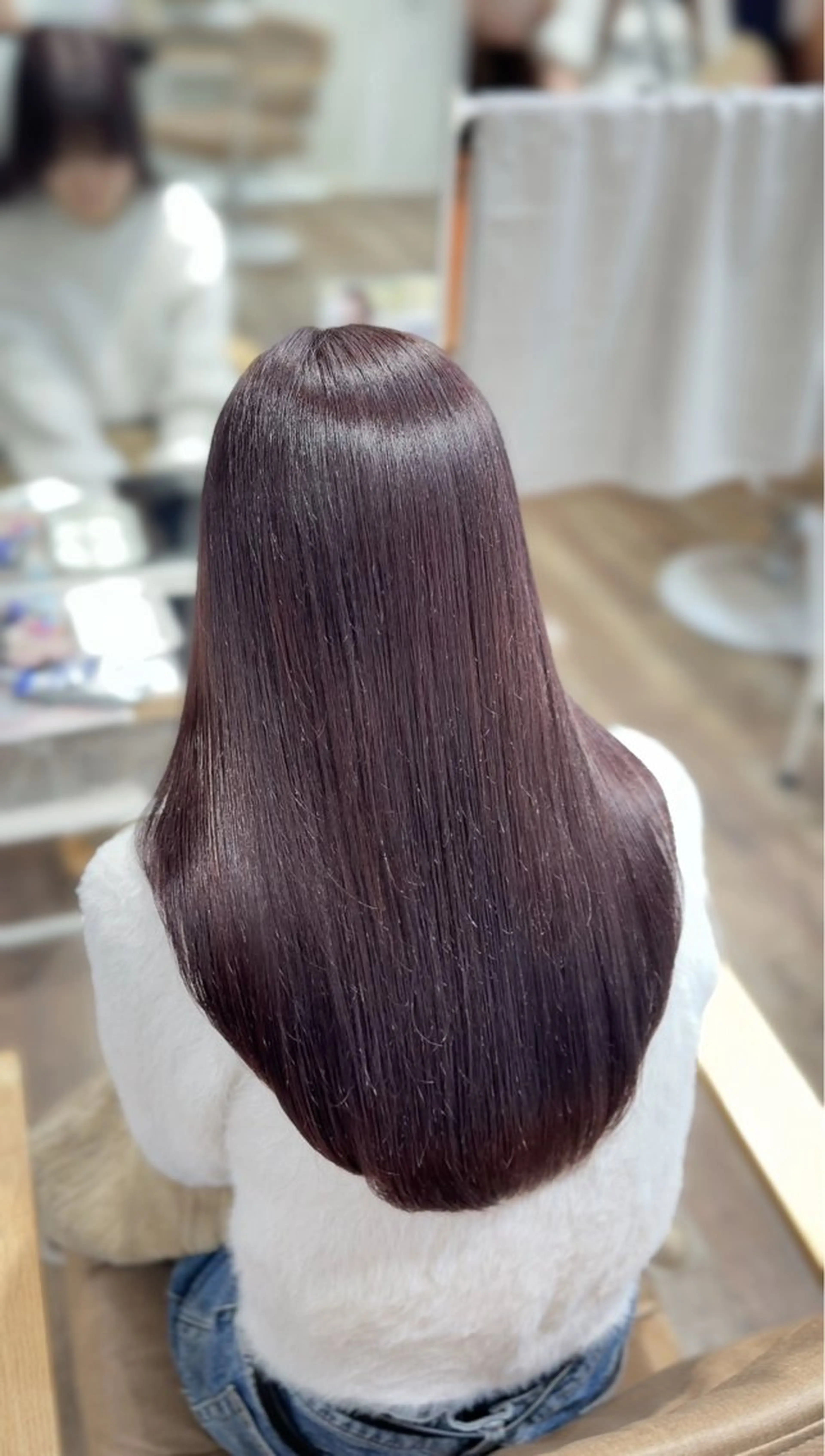 ロング カラー カット ヘアカラー トリートメント honoka/レイヤ ー/艶感カラー/韓国のヘアスタイル