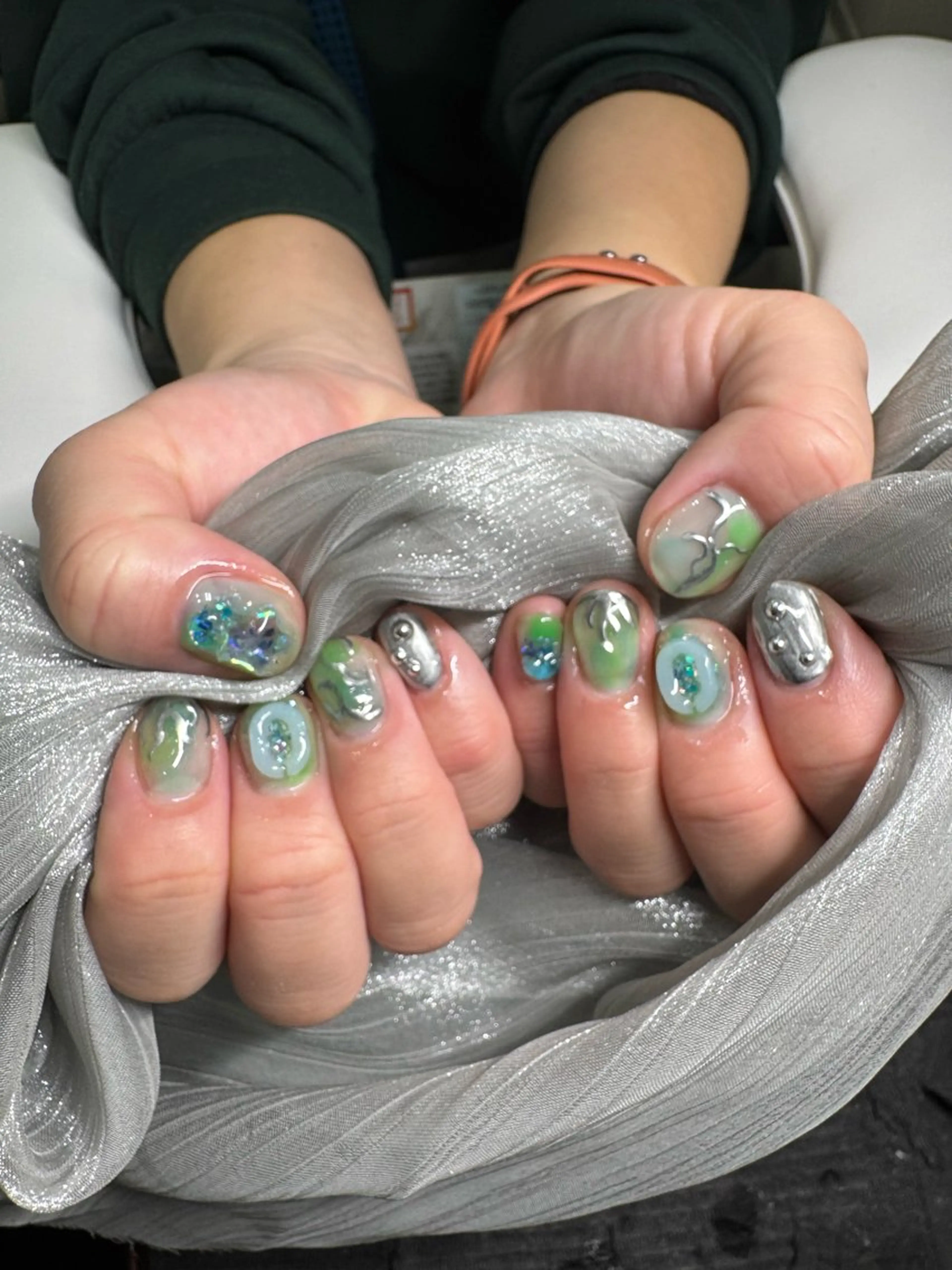 ショート ハンドネイル Re:JUvia JUMIのネイルデザイン