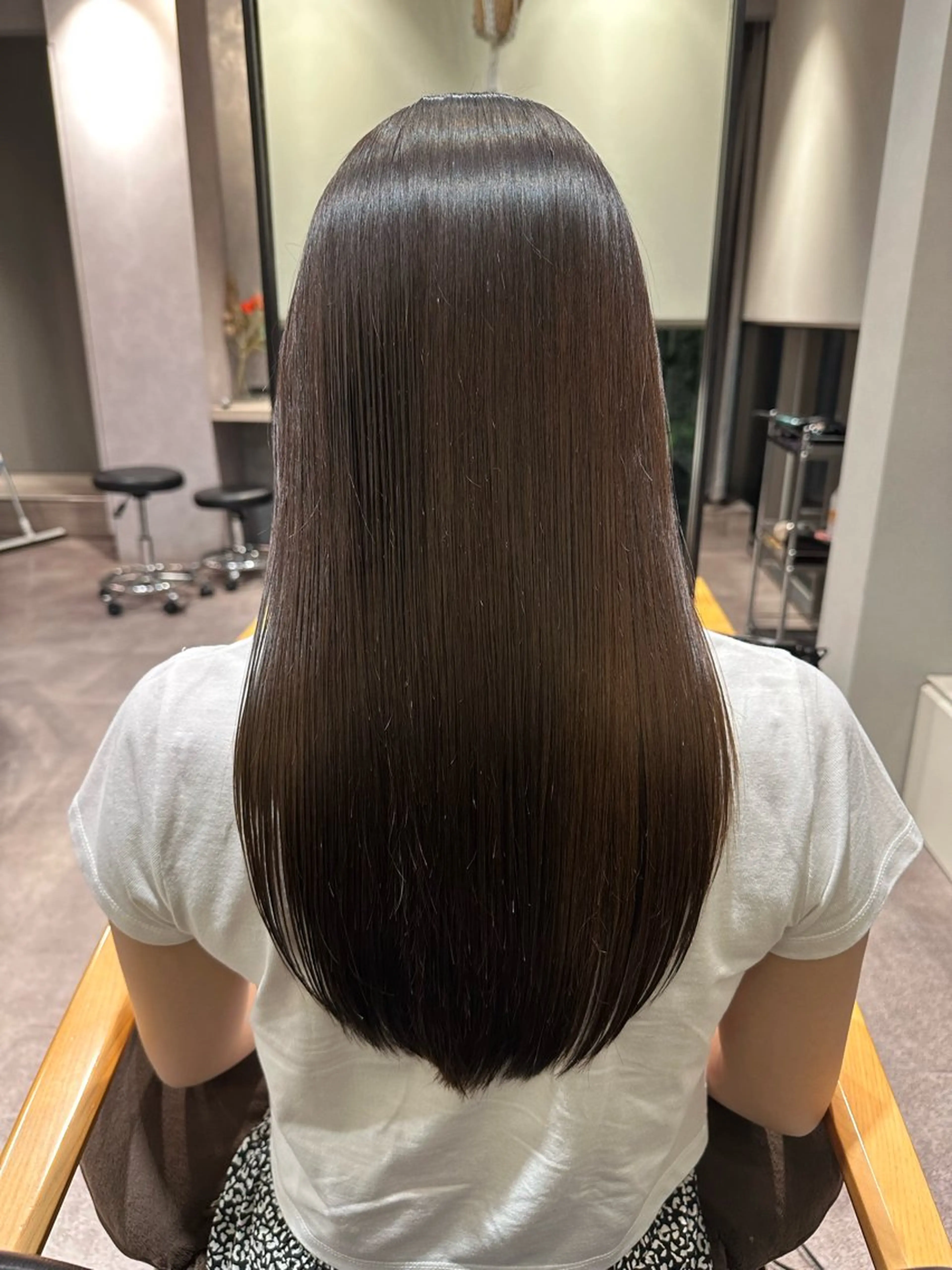 ロング カラー カット ヘアカラー 縮毛矯正 韓国風/オシャレ /縮毛矯正/滝口琴未のヘアスタイル