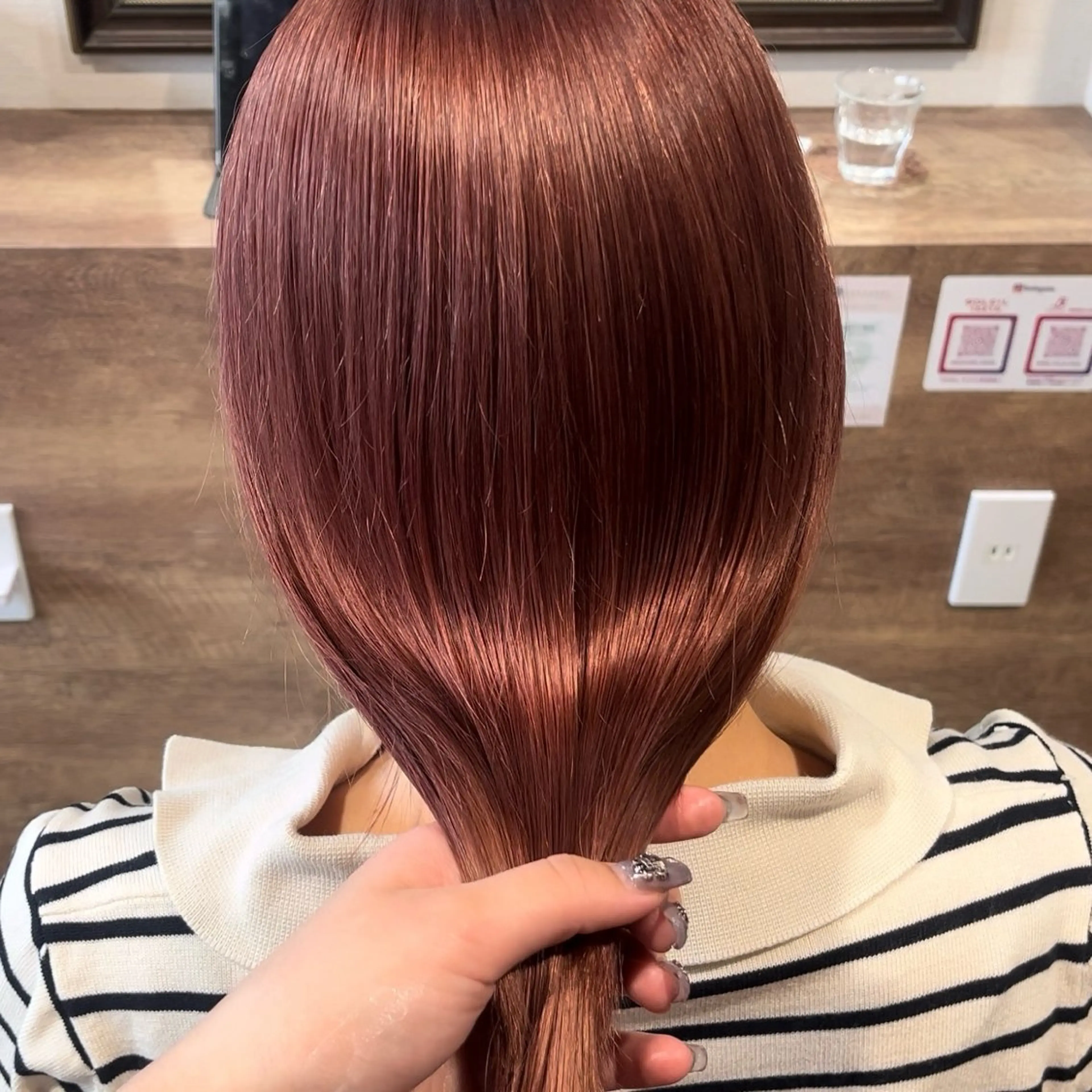 ミディアム カラー ヘアカラー トリートメント カラー/韓国レイヤー /ブリーチ/hinaのヘアスタイル