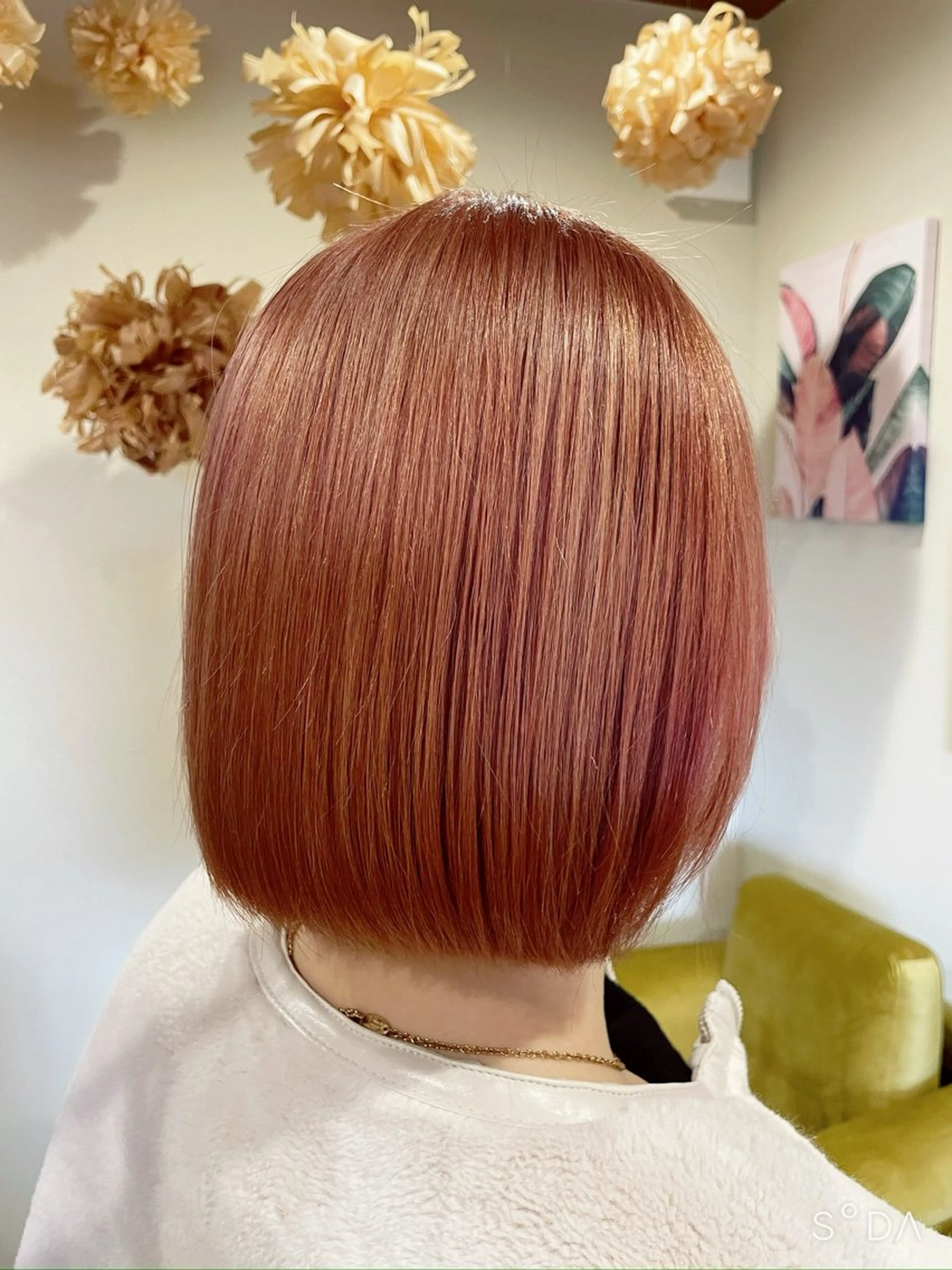 ショート カラー 栞南🌼/艶カラー/ 髪質改善/ナチュラルのヘアスタイル