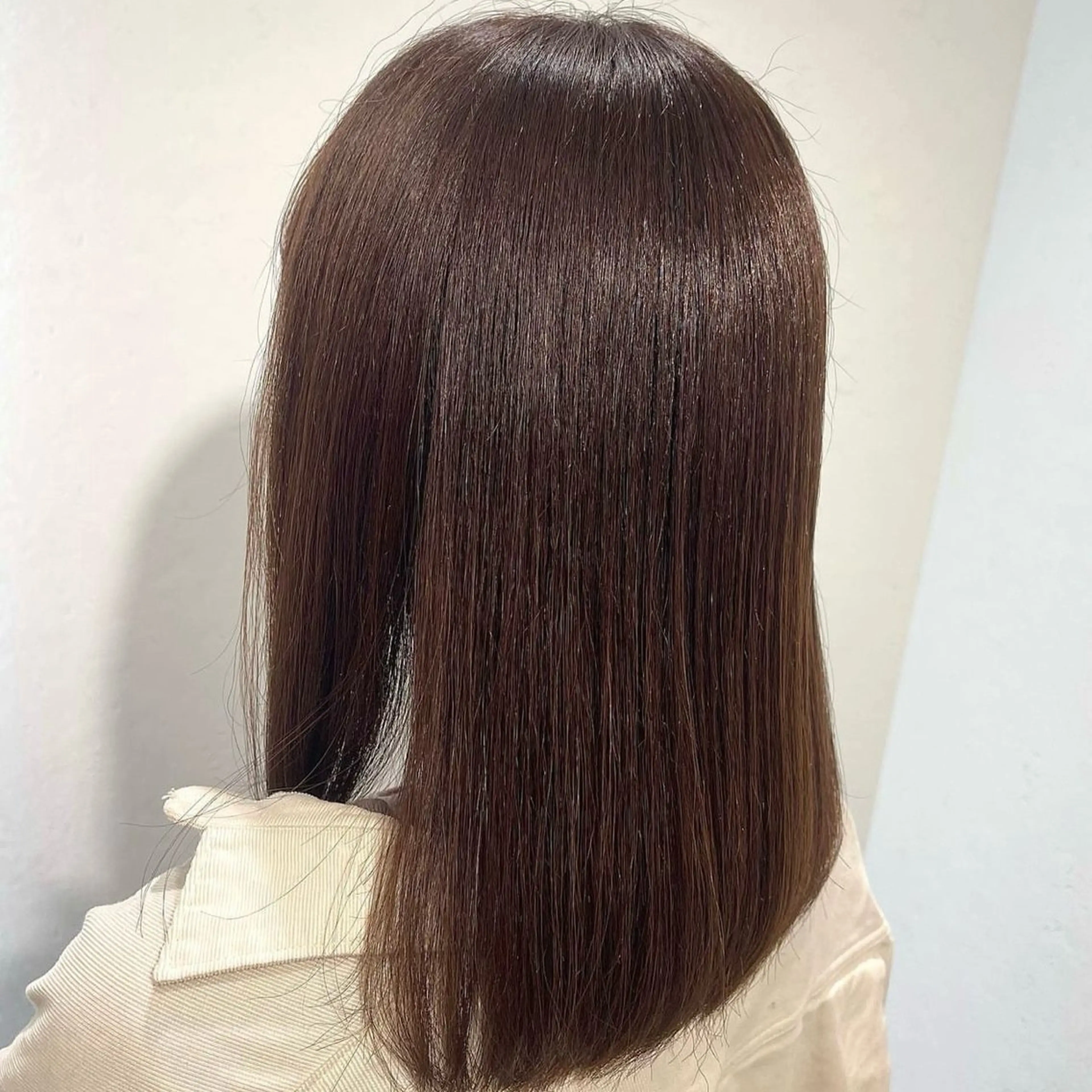 セミロング カラー ブラウンカラー トリートメント 寺田 さゆみのヘアスタイル