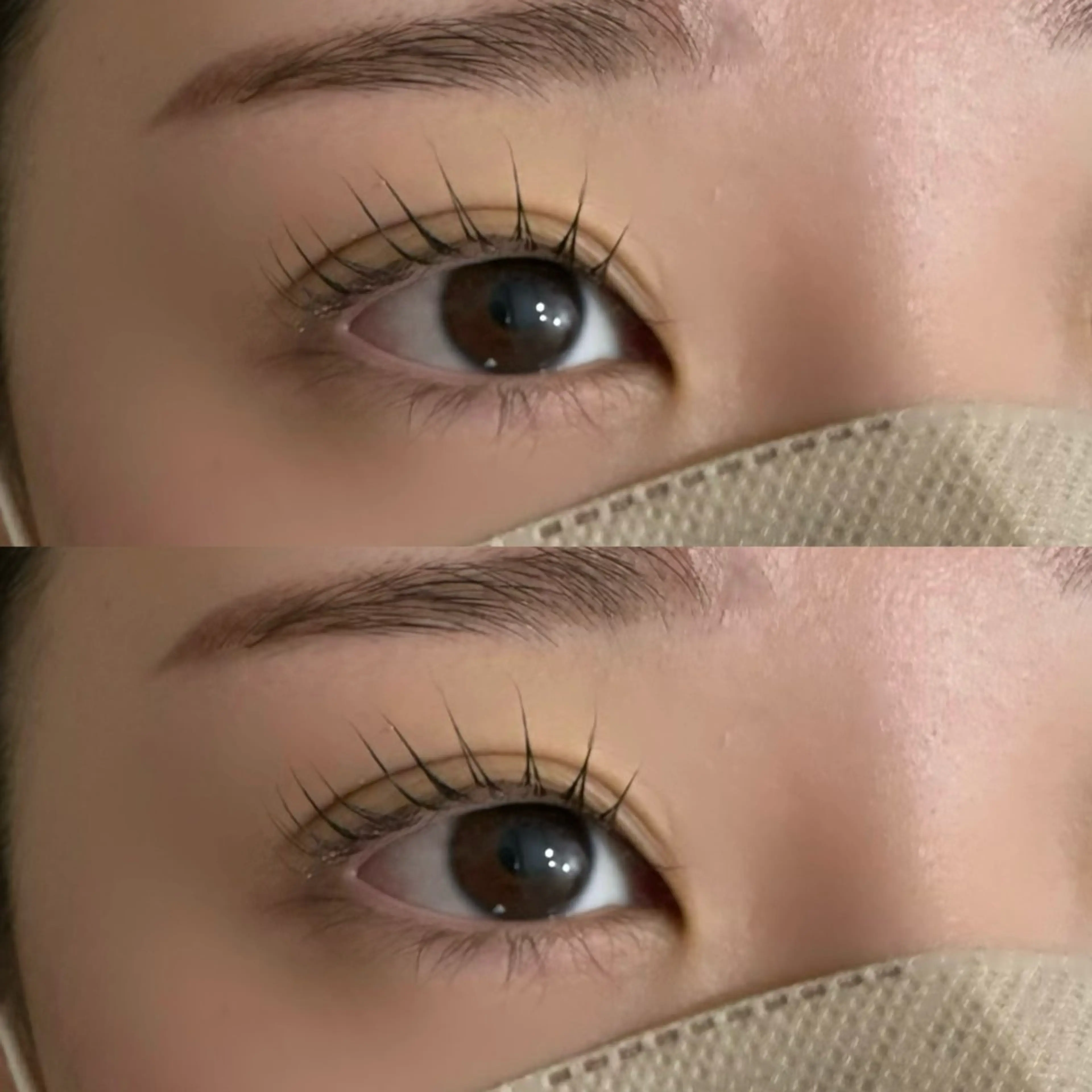 マツエク・マツパ 一重×まつ毛パーマ マツパ Nabi所属・松神 七望のマツエク・マツパデザイン