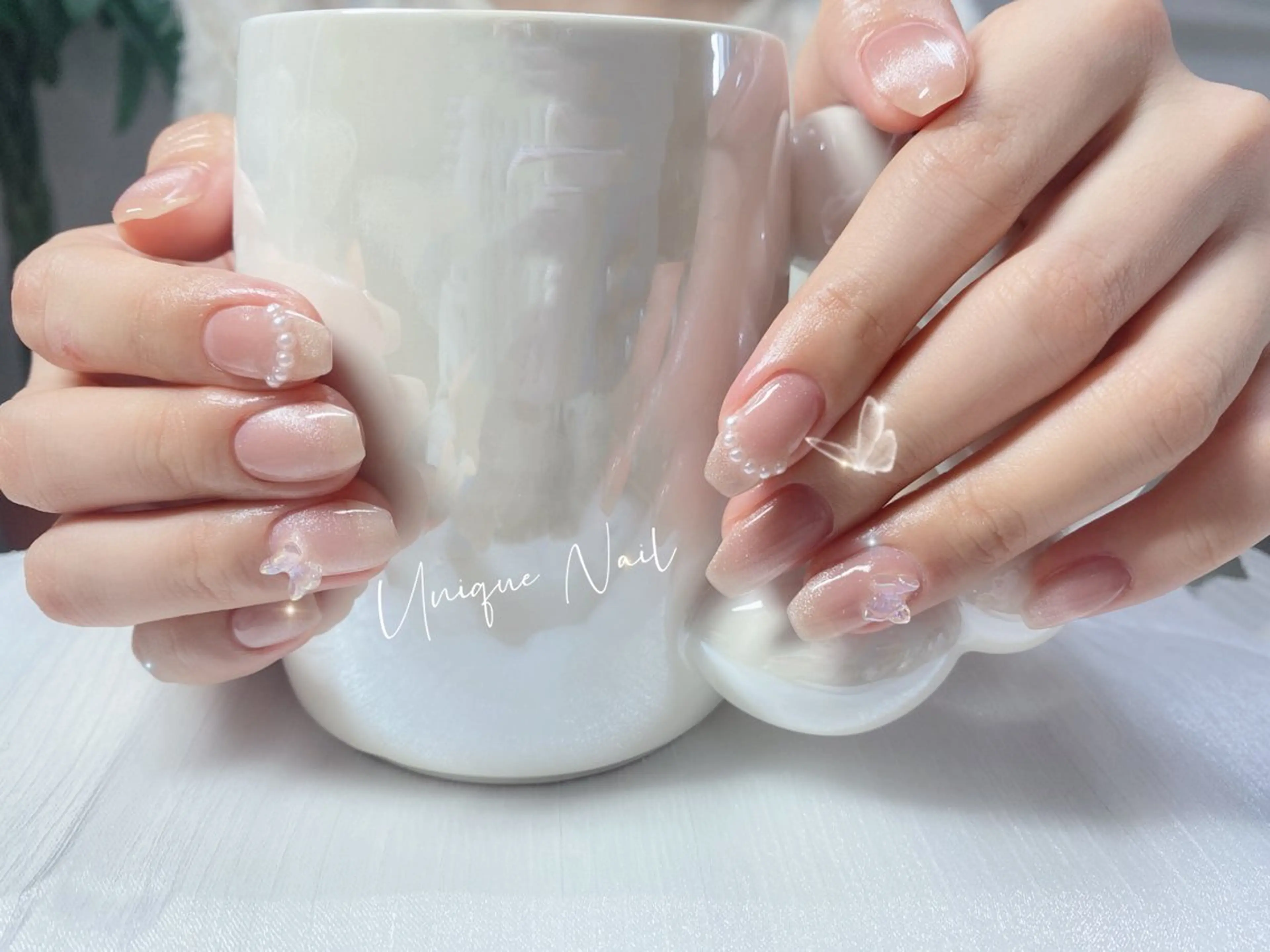 ネイル ハンドネイル ハンドケア UniqueNail 長さだし専門店のネイルデザイン