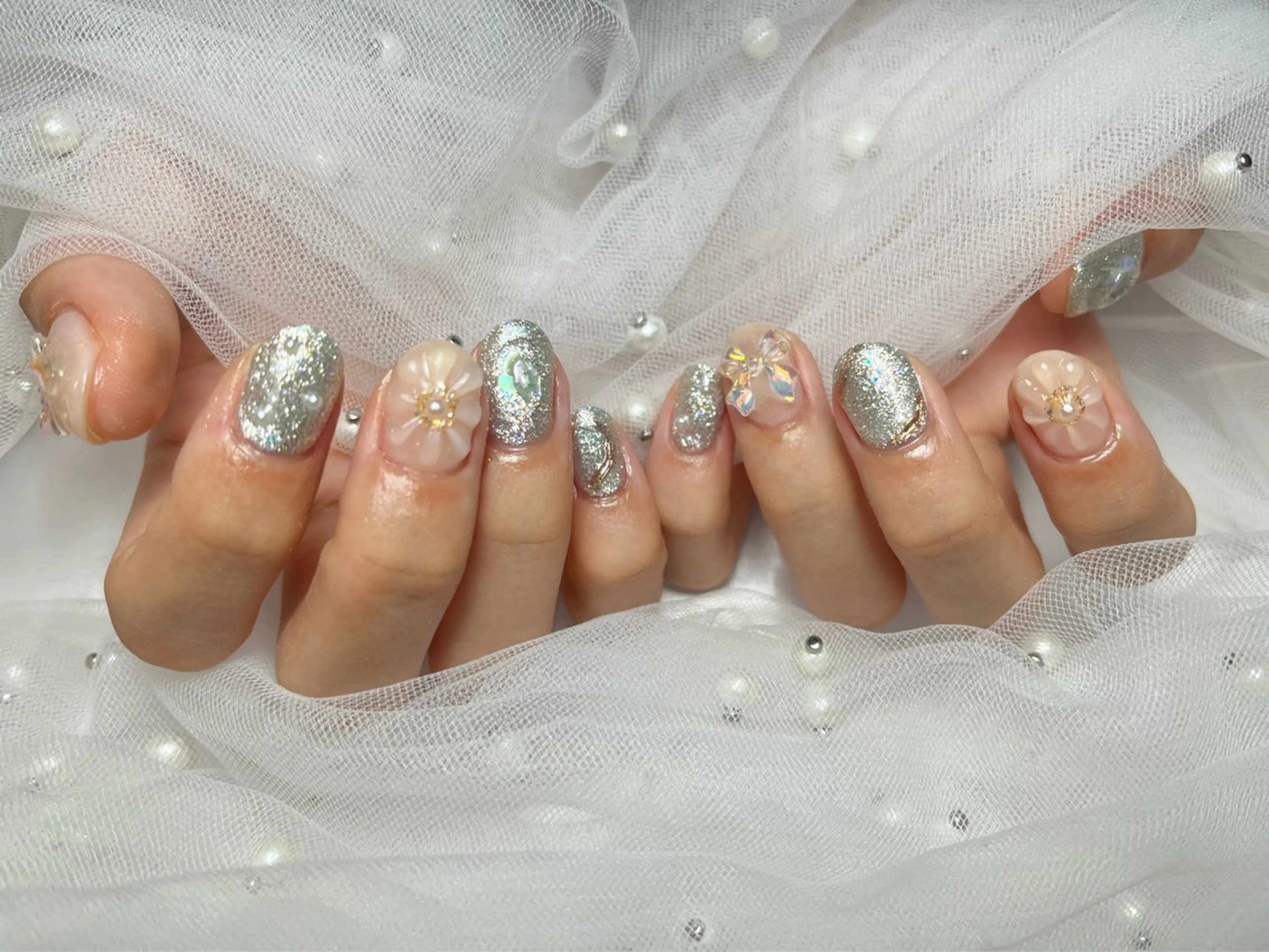 ネイル 持ち込み ハンドネイル ハンドケア peTiT sayakaのネイルデザイン