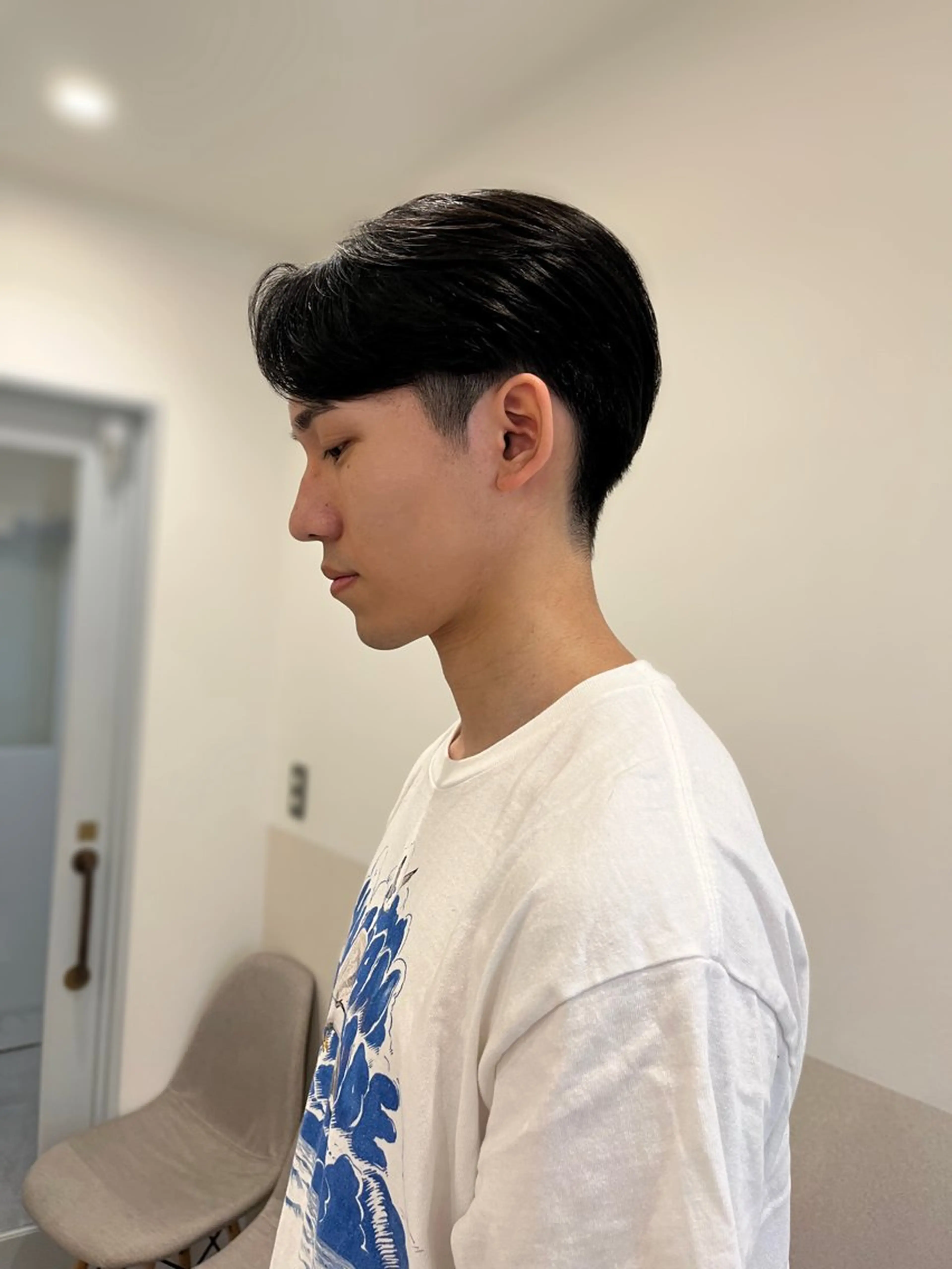 ショート メンズ カット パーマ Nerine 北千住所属・堤　葵生/韓国ヘア/ 透明感カラーのヘアスタイル