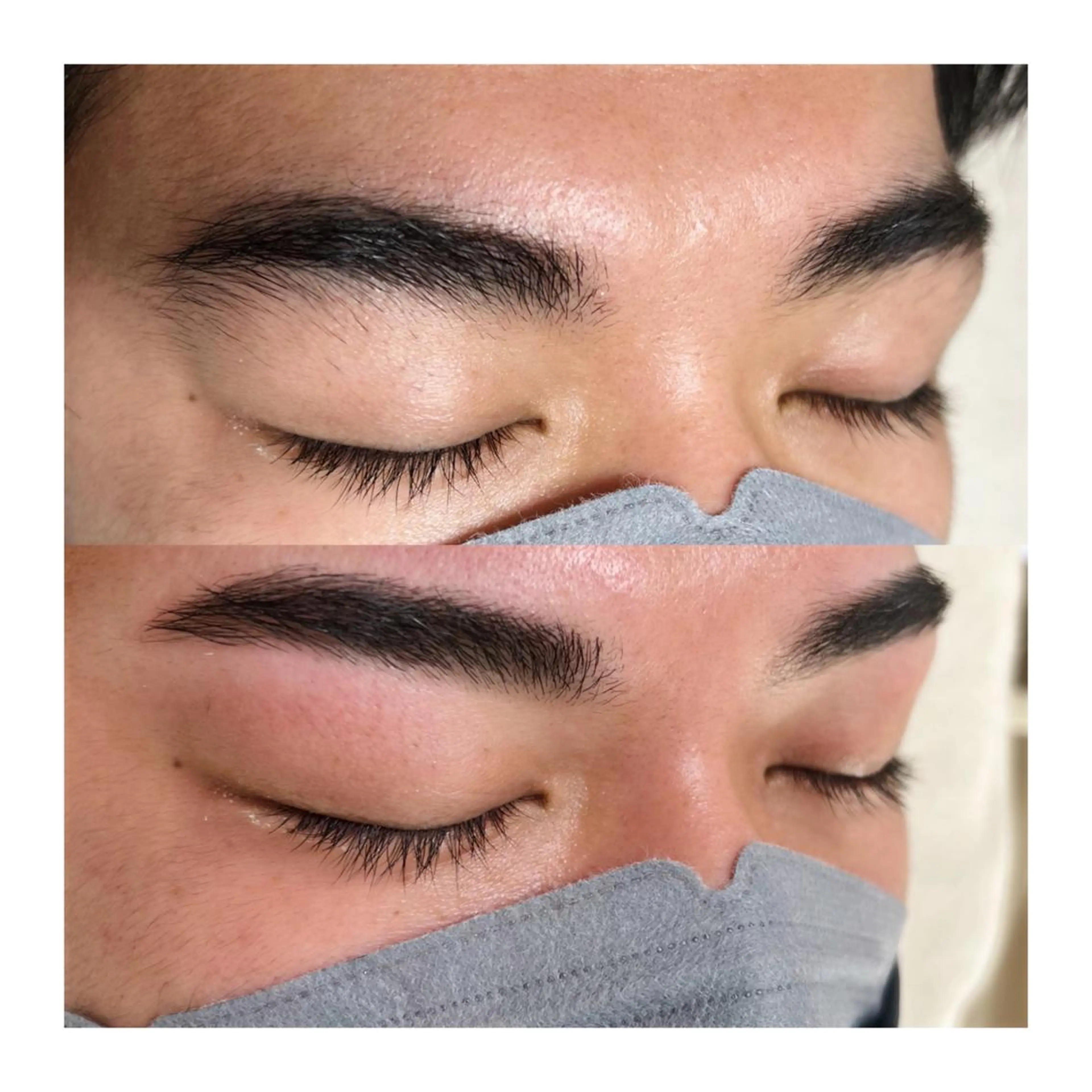 メンズ アイブロウ メンズ韓国風 メンズパーマ ハリウッドブロウリフト eternite イトウのマツエク・マツパデザイン