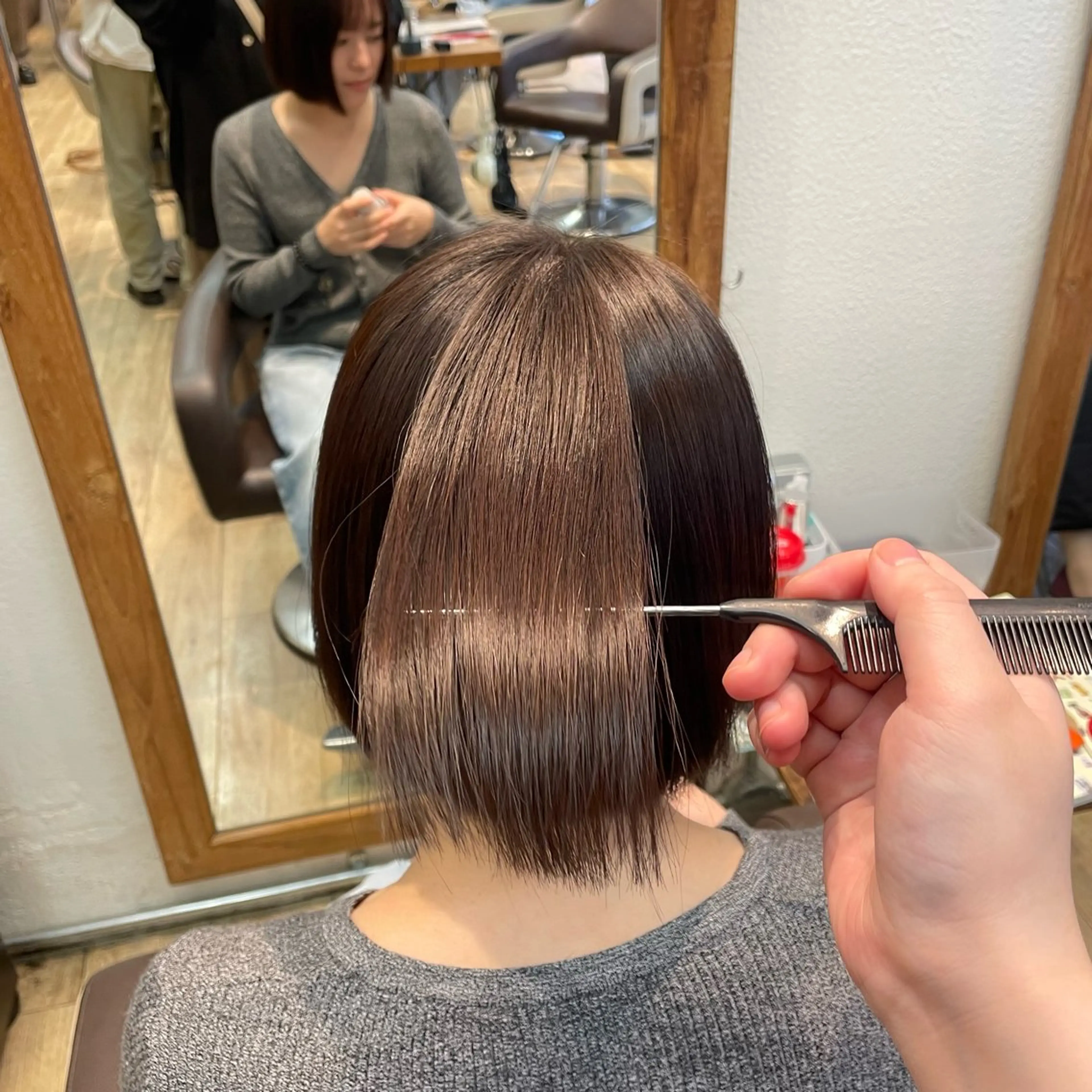 ショート パーマ カット 縮毛矯正 このみ/髪質改善 /ヘアアレンジ🫧のヘアスタイル