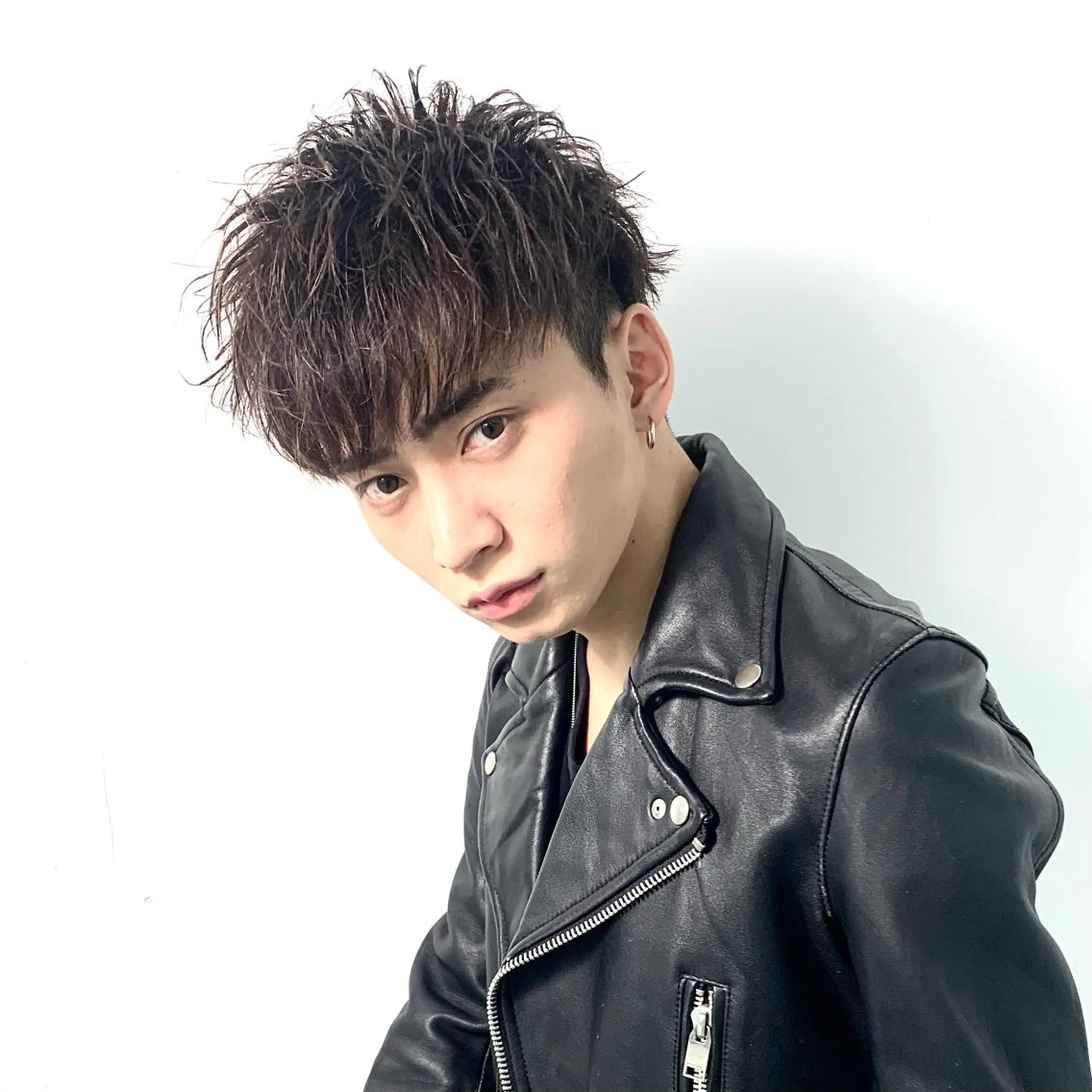 ショート パーマ メンズ マッシュ 柏メンズカットパーマ NO.1タイチのヘアスタイル