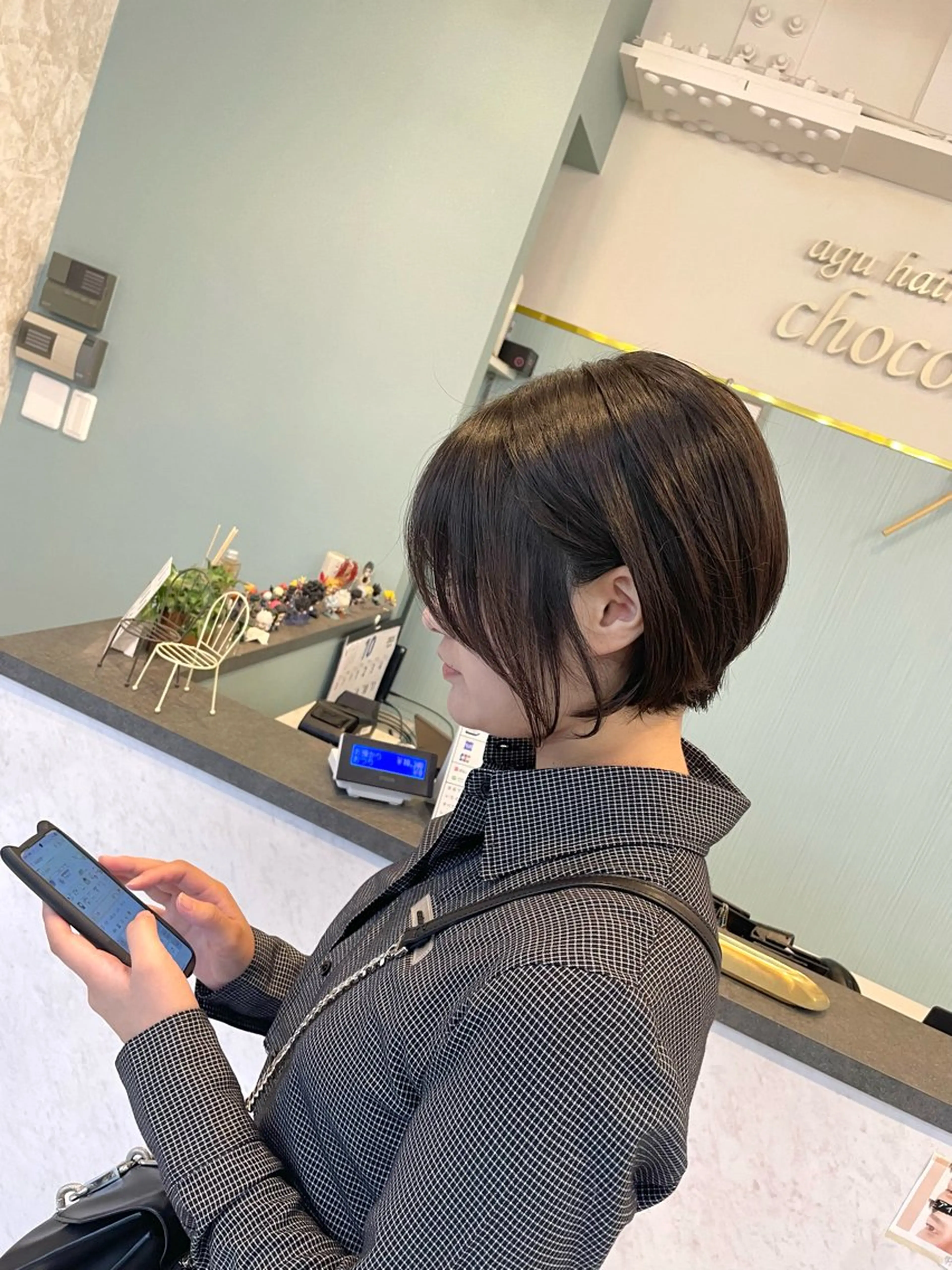 ショート 亀川蓮 Agu hairのヘアスタイル