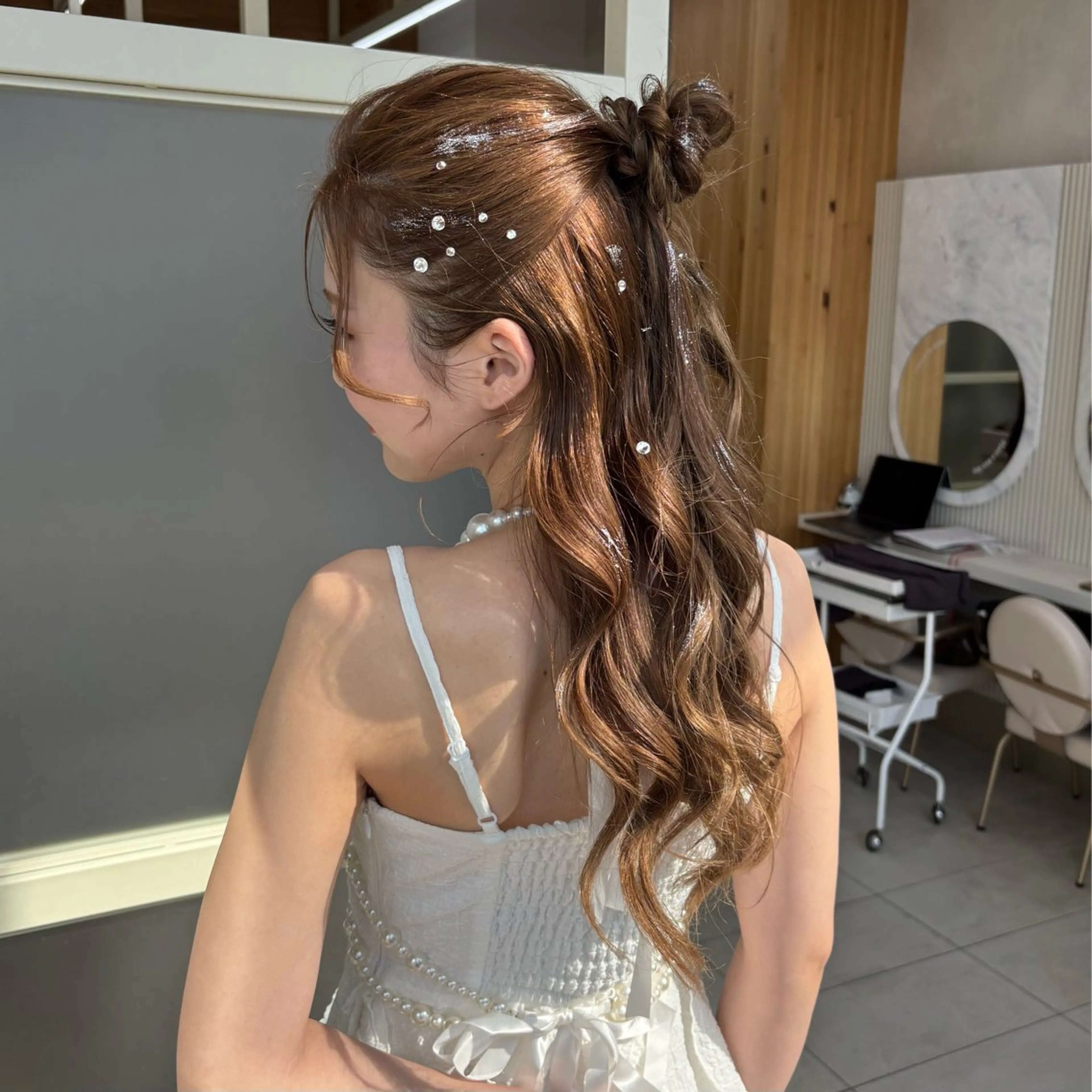 ロング ヘアセット AFLOAT D’L所属・カットモデル募集‎ / 角本 藍のヘアスタイル