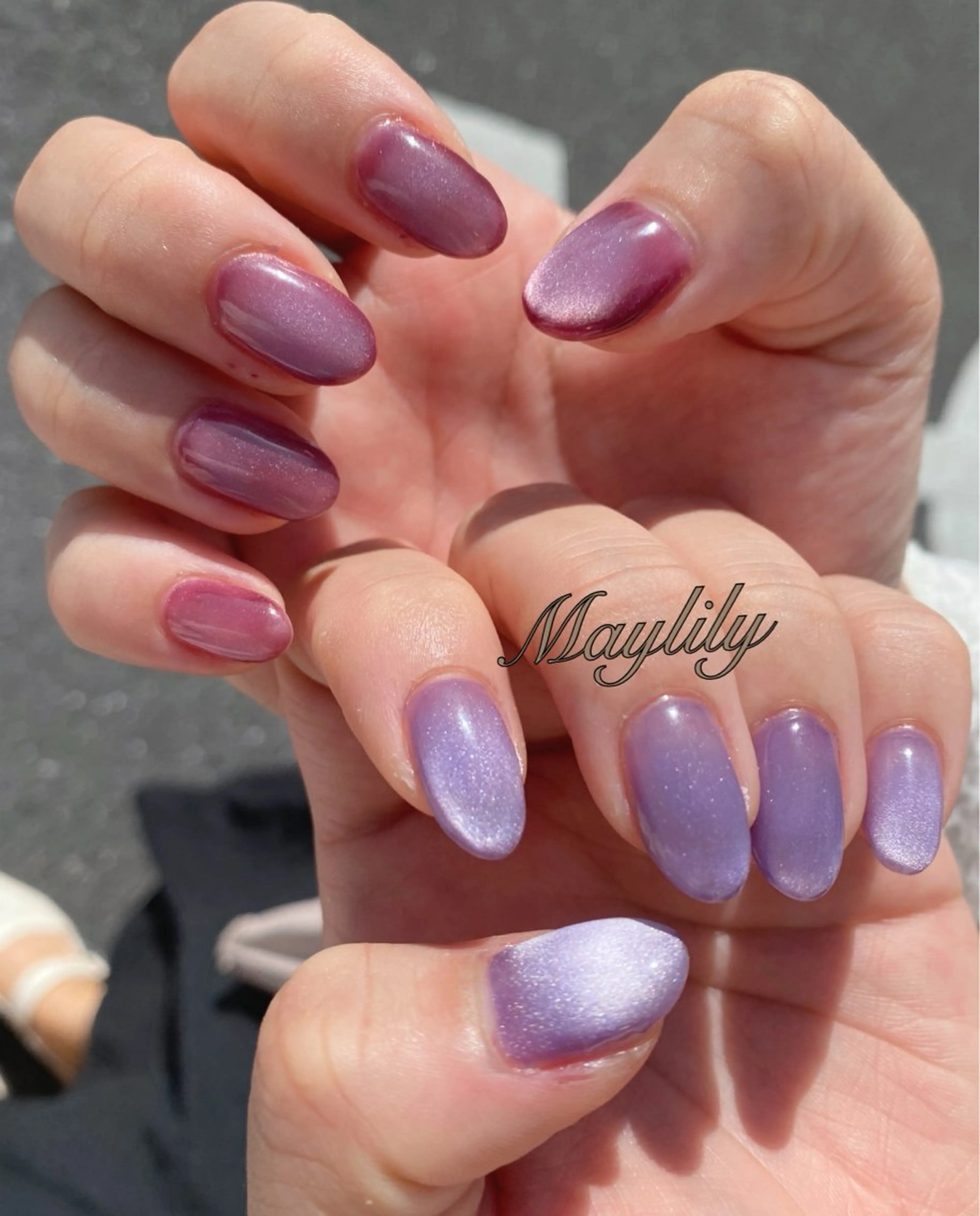 ネイル マグネットネイル ハンドネイル Nail salon Maylily所属・Nail salon Maylilyのネイルデザイン