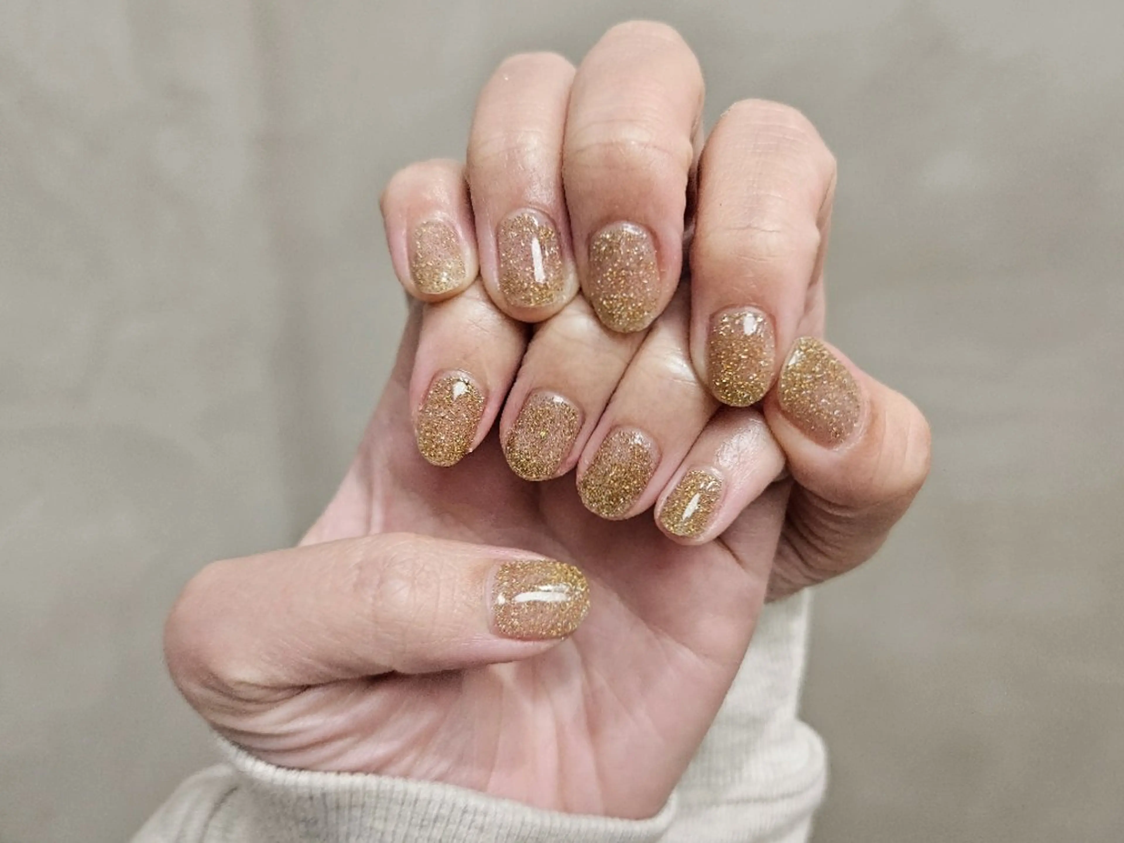 ネイル ラメ(グリッター) ハンドネイル DayWithout Anything堀本のネイルデザイン