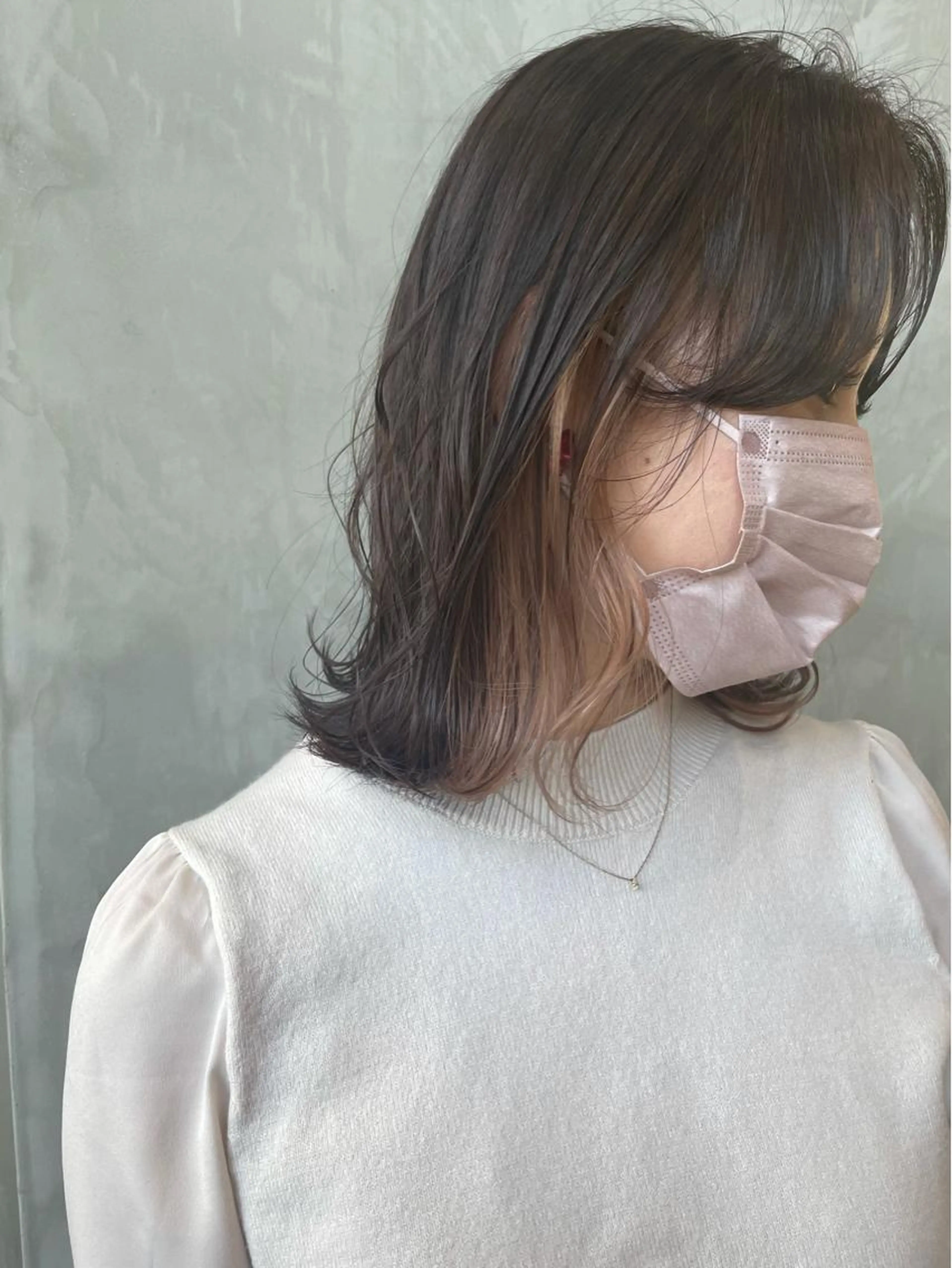 【ケアブリーチ使用✨】イヤリングカラー🌺内部補修！3stepトリートメント🌺の写真