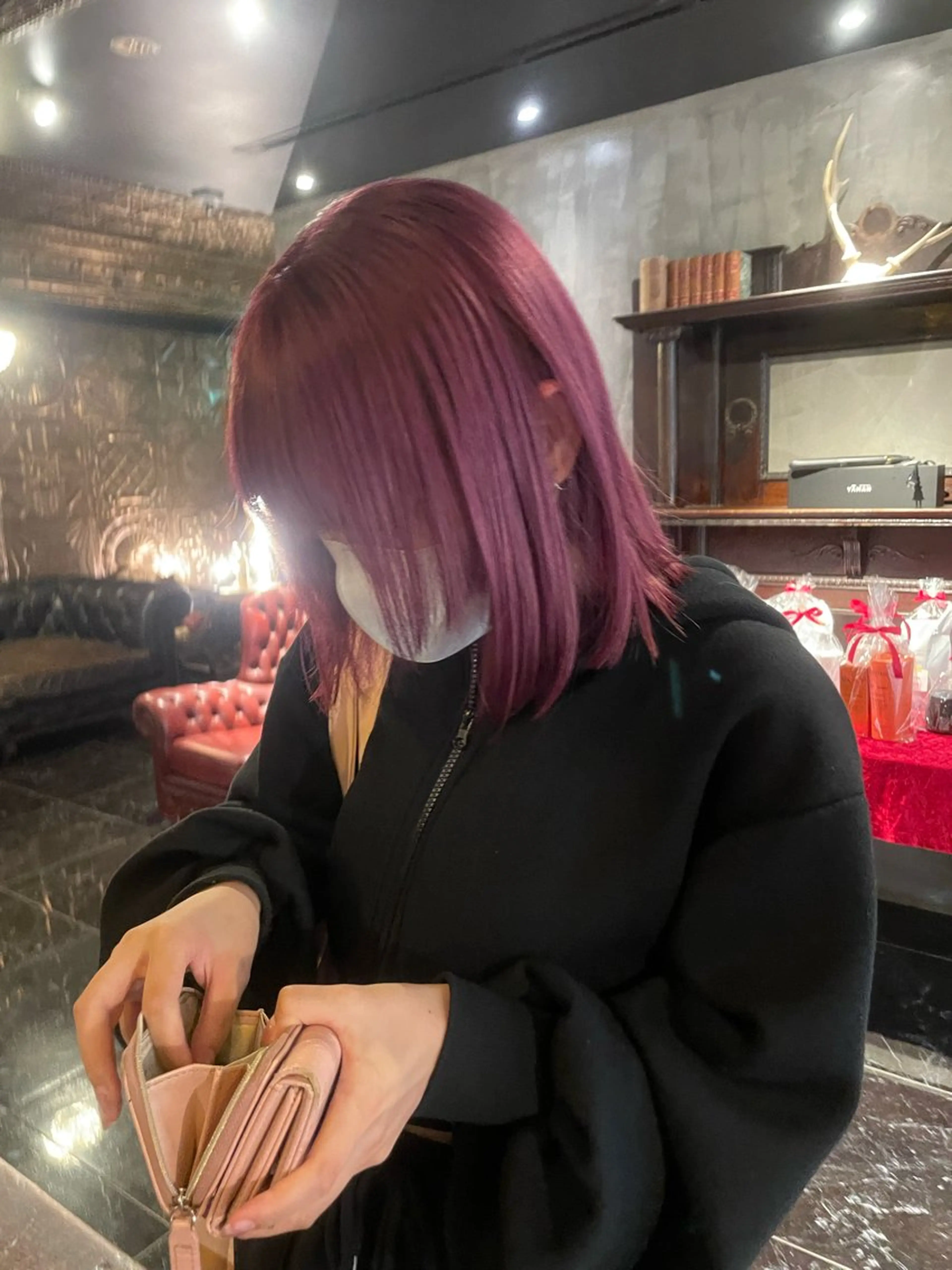 ミディアム カラー パーマ ヘアアレンジ 似合わせカラー / レイヤーMADOKAのヘアスタイル