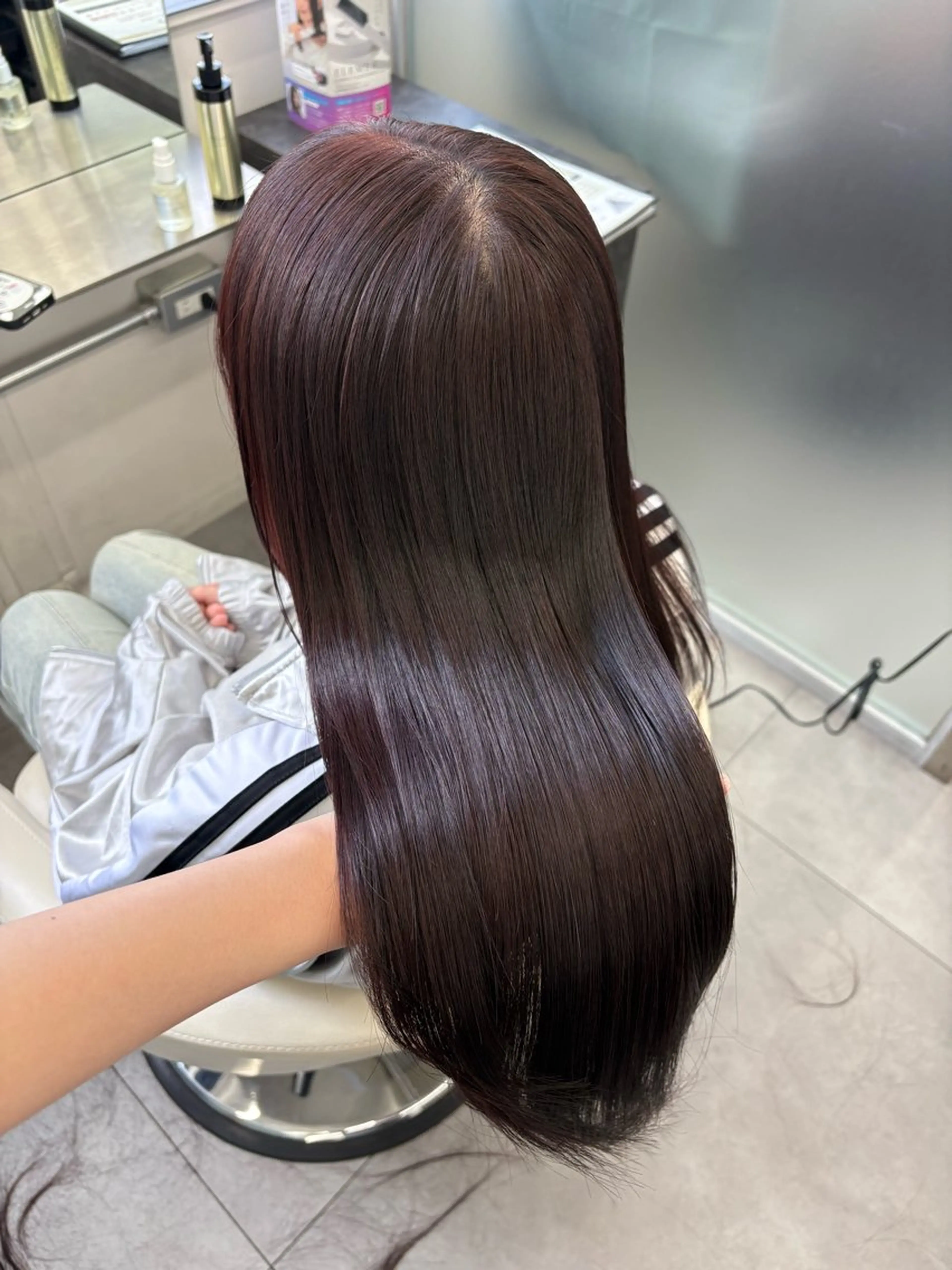 ロング カラー ヘアカラー トレンド甘めガーリー Mizuki☁️🫧のヘアスタイル