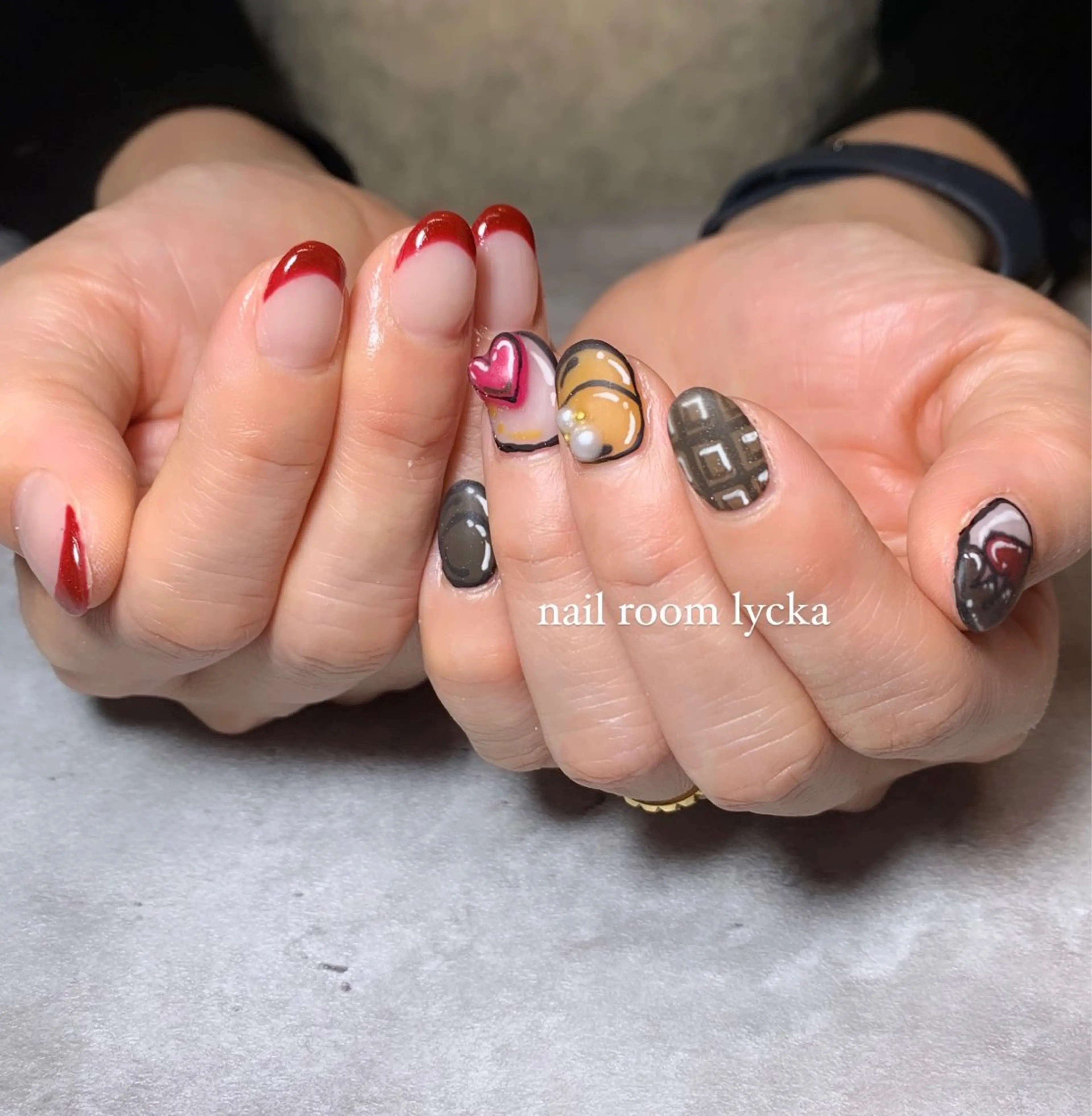 ネイル ﾈｲﾙﾙｰﾑﾘｯｶ 𝐦𝐚𝐲𝐮のネイルデザイン