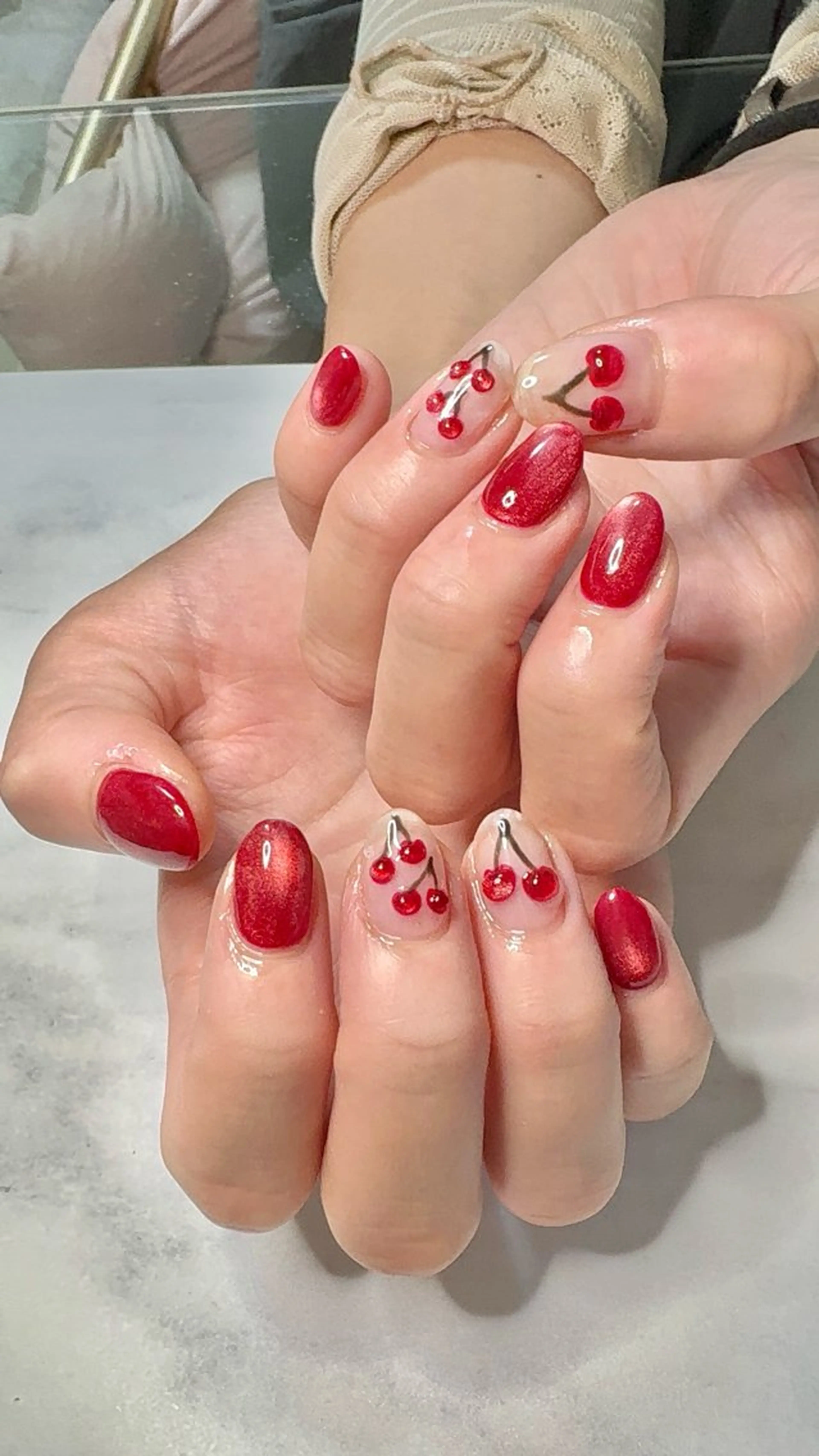 ネイル ぷっくりネイル ハンドネイル ハンドケア Nail Salon Repos【ルポ】のネイルデザイン