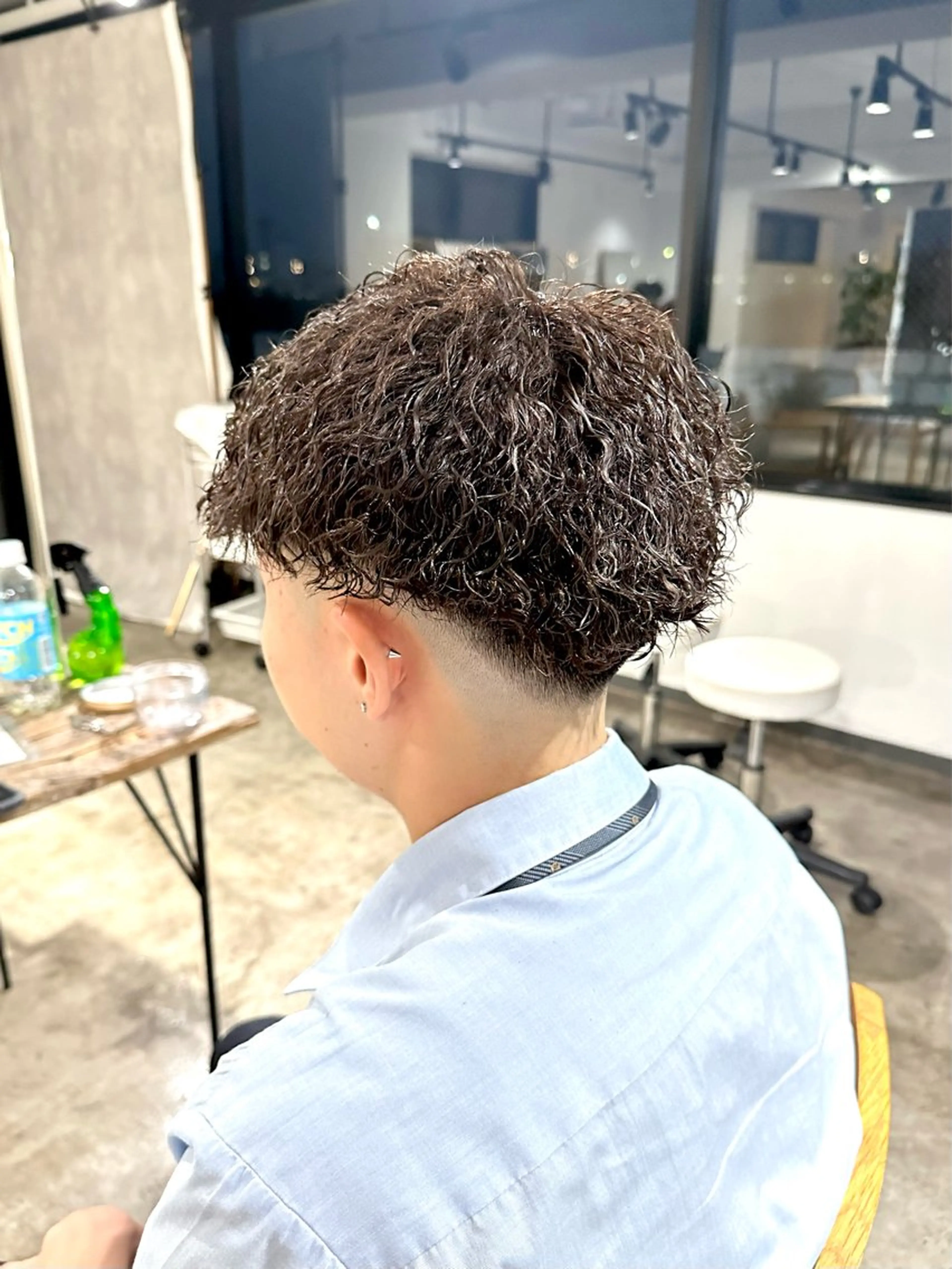 パーマ メンズ メンズパーマ ツイストスパイラルパーマ スパイラルパーマ カット パーマ トリートメント 骨格補正施術/メンズ 専門美容師/YUYAのヘアスタイル