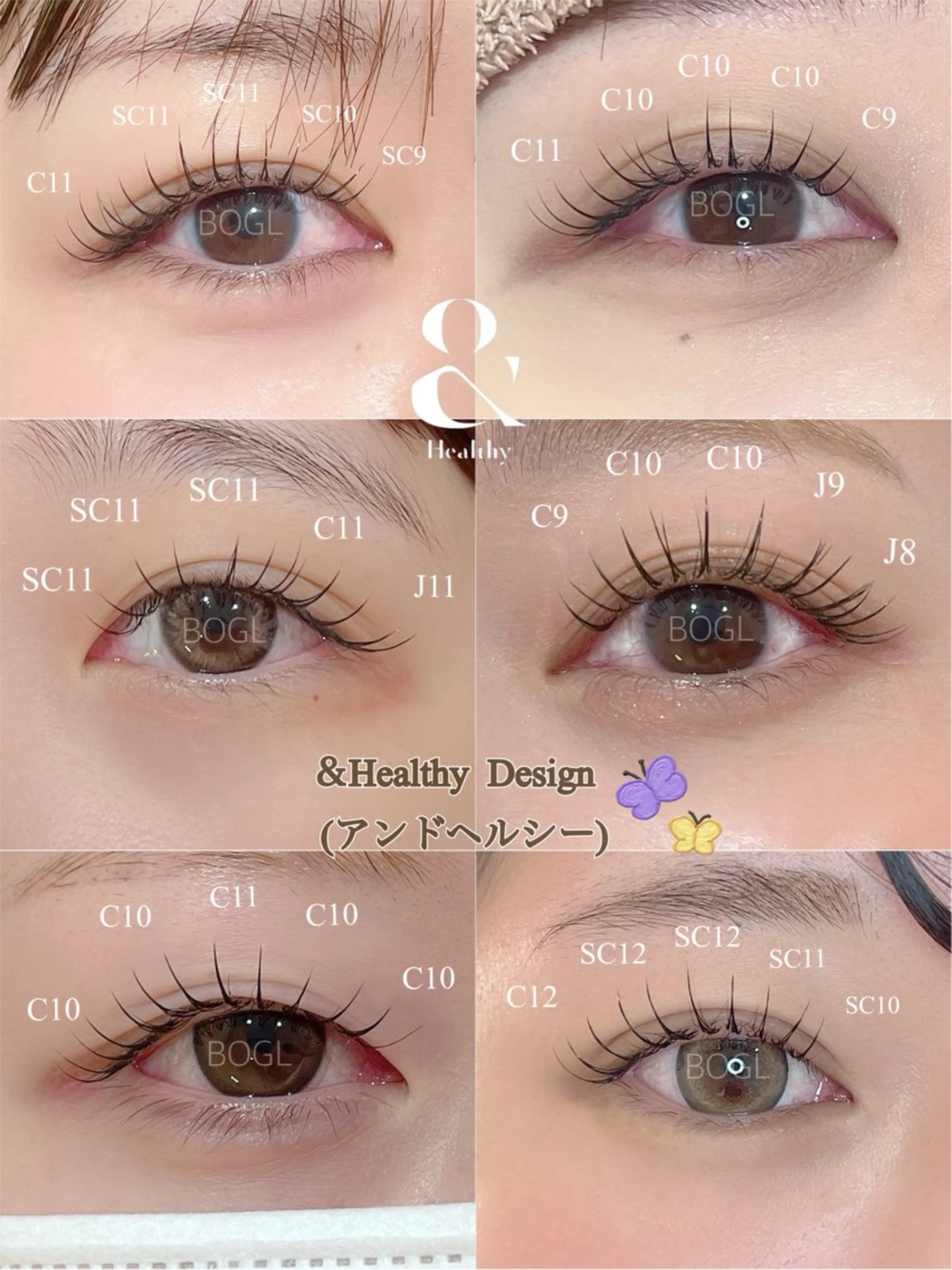 マツエク・マツパ LUCIDO STYLE BOGL所属・BOGL TSUKIDAのマツエク・マツパデザイン